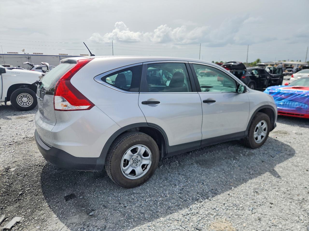 2012 Honda Cr-v Lx Silver vin: 5J6RM3H34CL015271