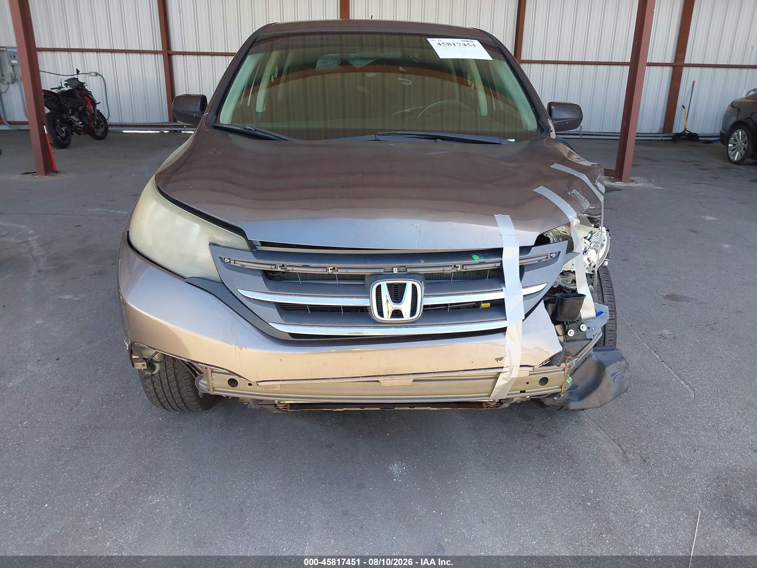 2012 Honda Cr-v Lx Brown vin: 5J6RM3H34CL016310