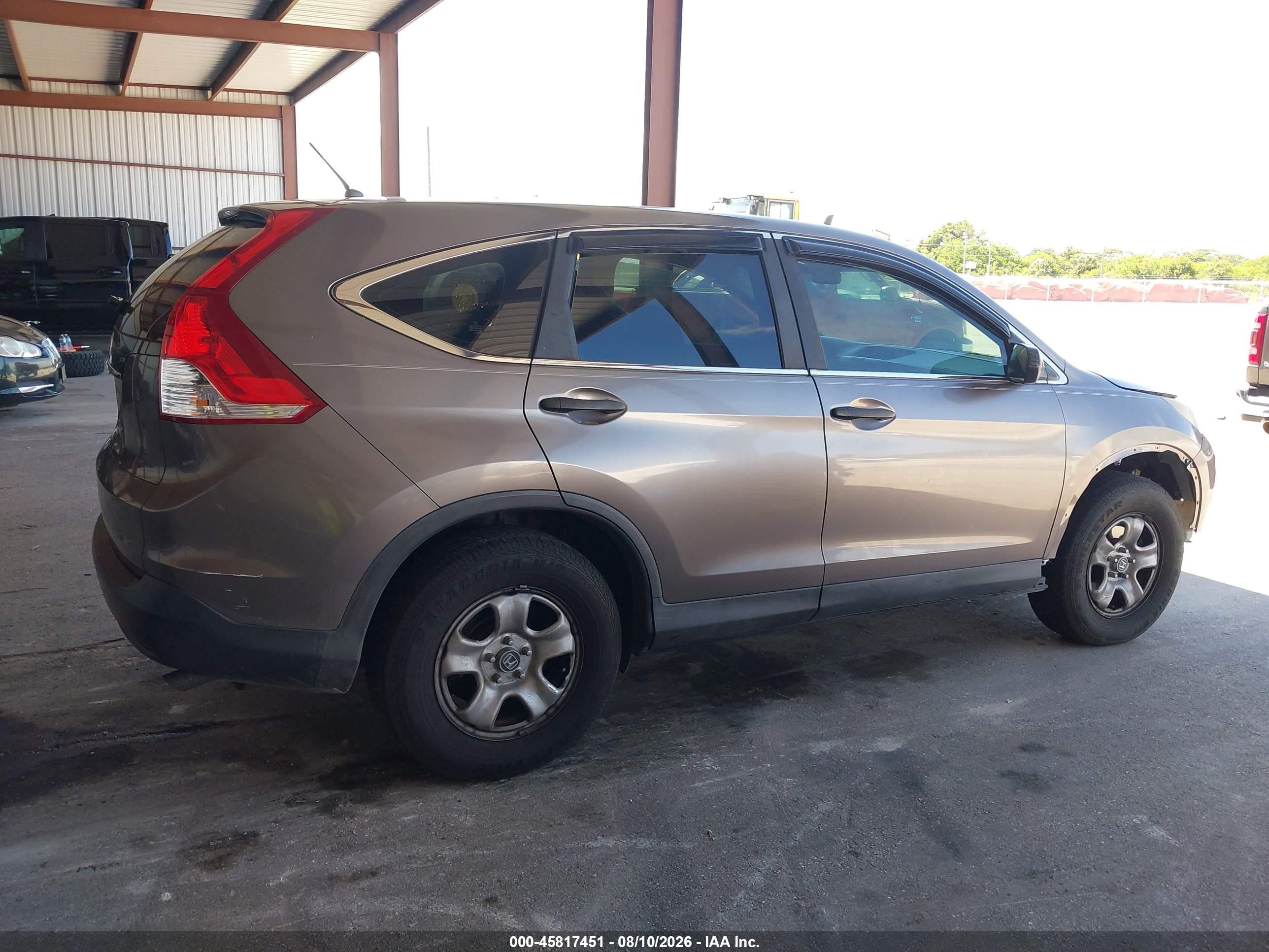 2012 Honda Cr-v Lx Brown vin: 5J6RM3H34CL016310