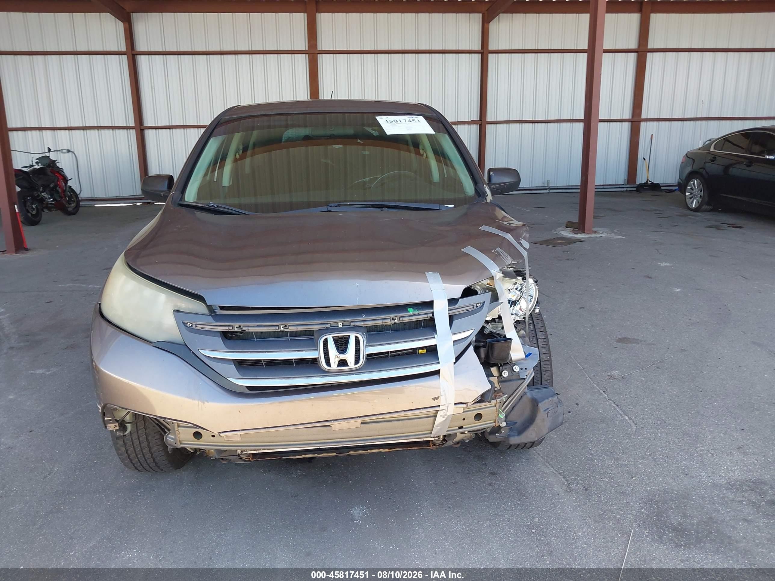 2012 Honda Cr-v Lx Brown vin: 5J6RM3H34CL016310