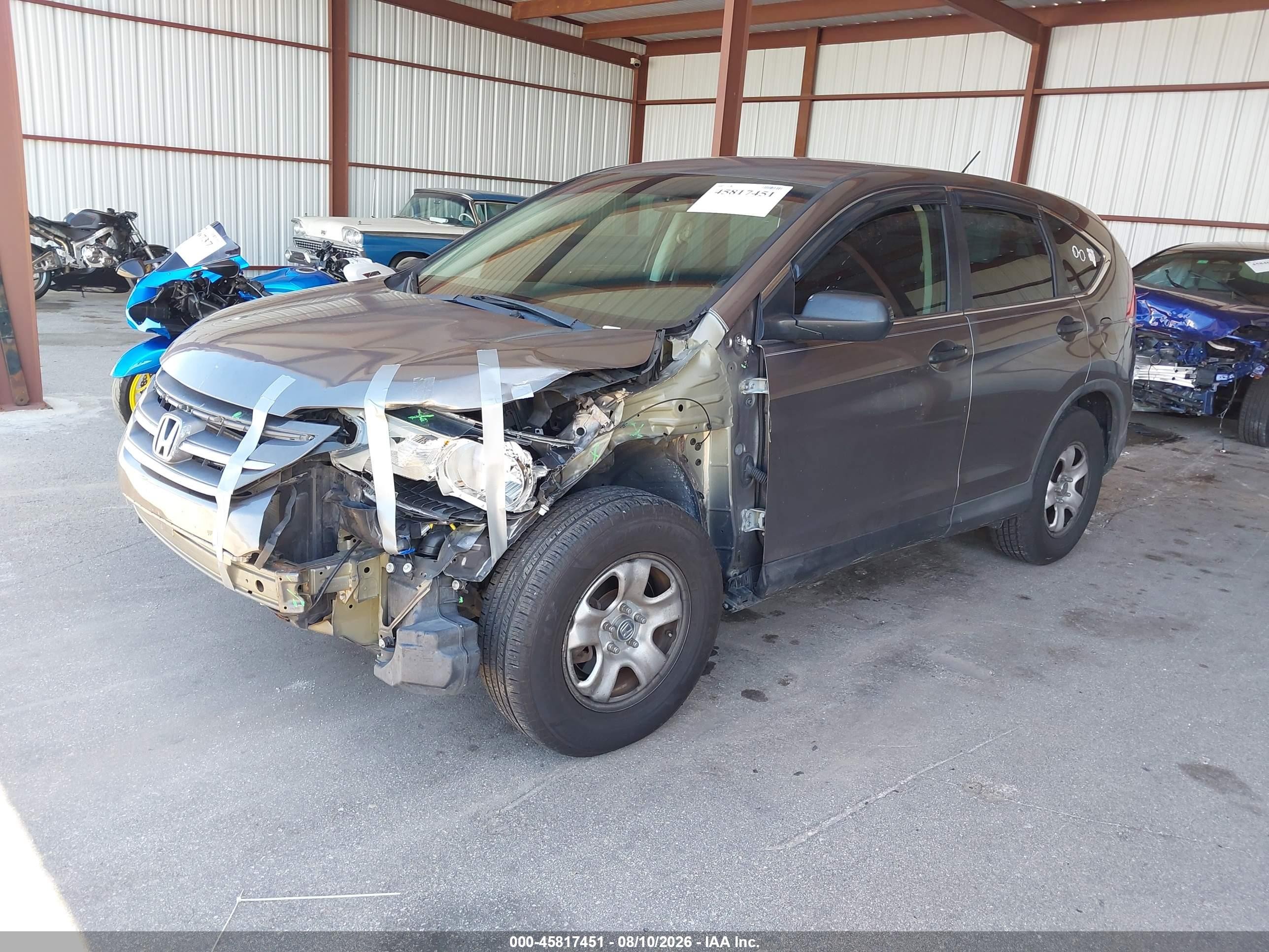 2012 Honda Cr-v Lx Brown vin: 5J6RM3H34CL016310