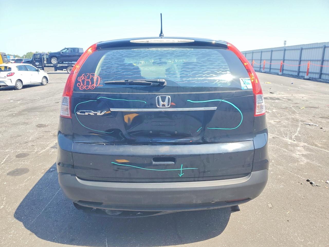 2012 Honda Cr-v Lx Black vin: 5J6RM3H34CL019000