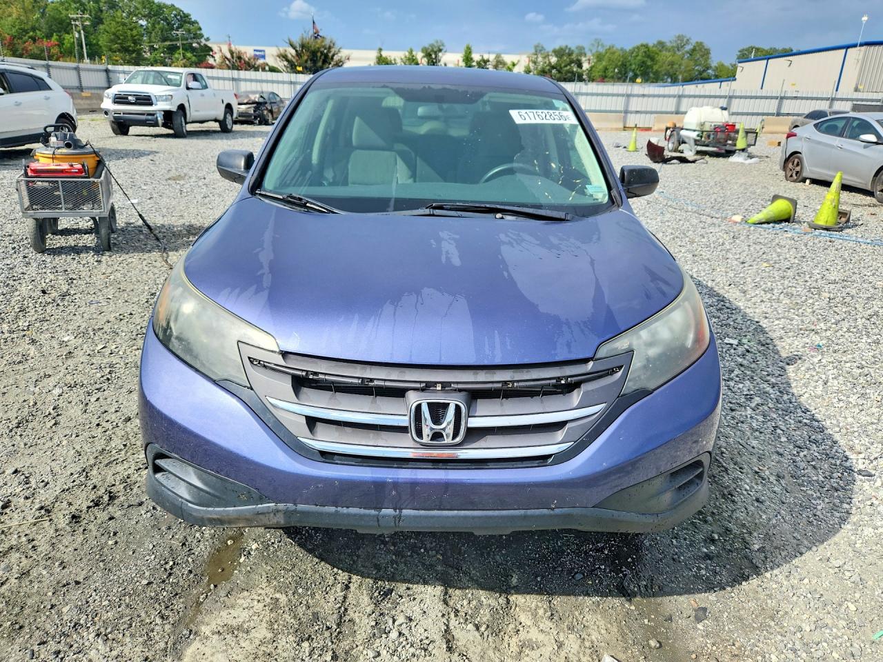 2012 Honda Cr-v Lx Blue vin: 5J6RM3H34CL036380