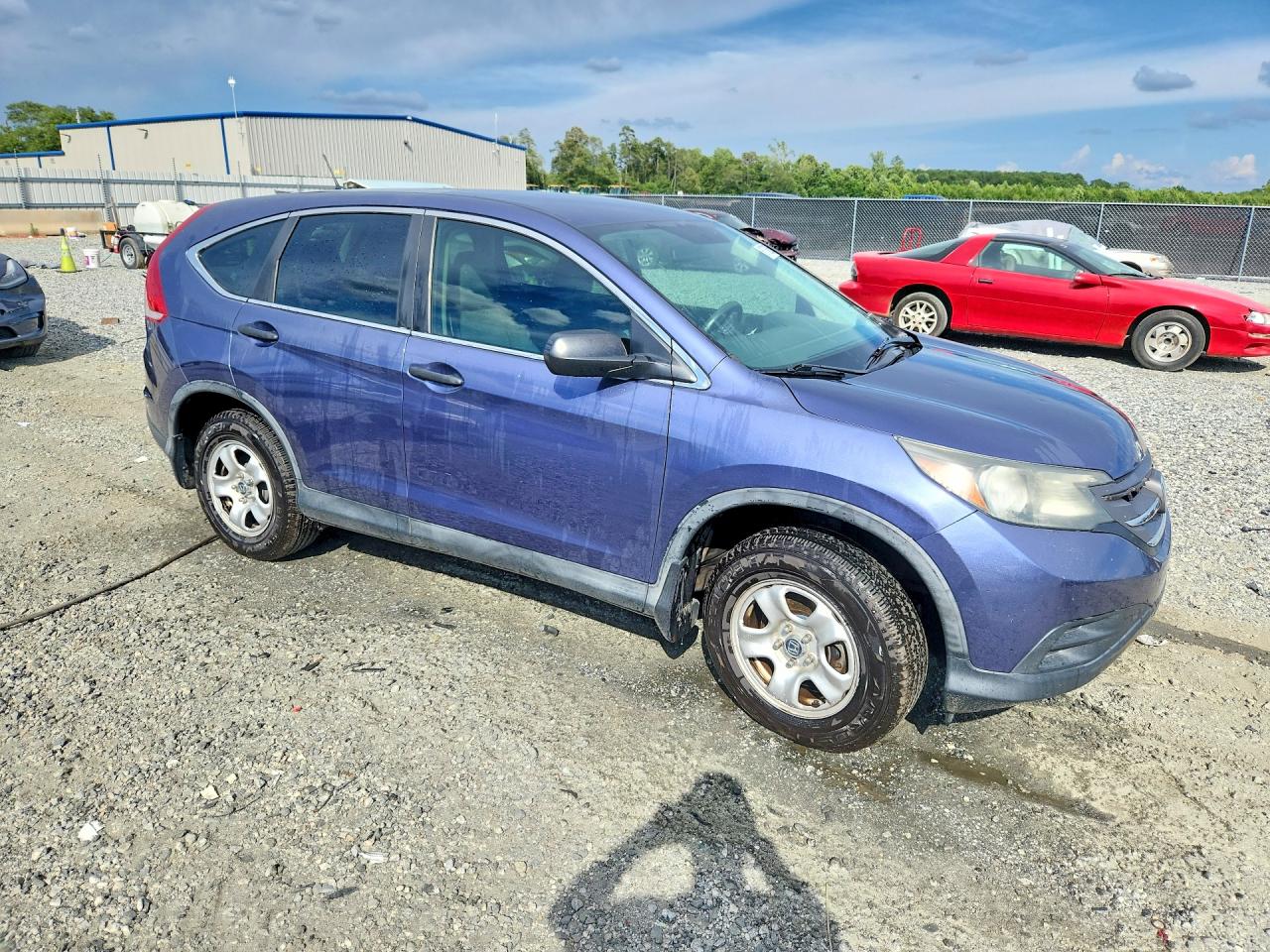 2012 Honda Cr-v Lx Blue vin: 5J6RM3H34CL036380