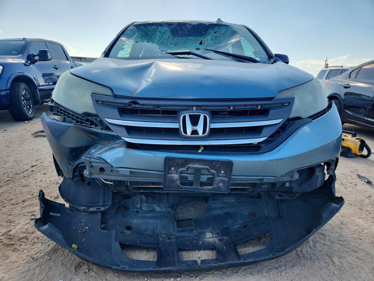2013 Honda Cr-v Lx Синий vin: 5J6RM3H34DL038339