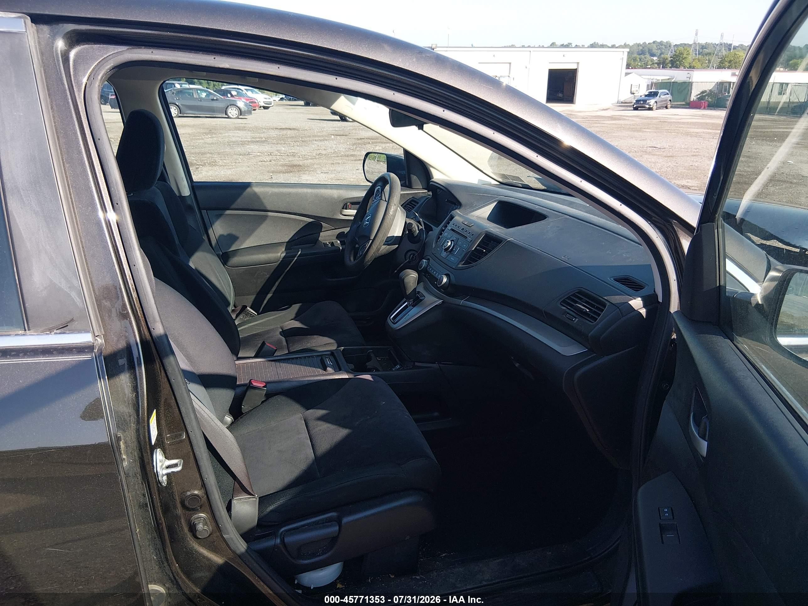 2013 Honda Cr-v Lx Black vin: 5J6RM3H34DL044352