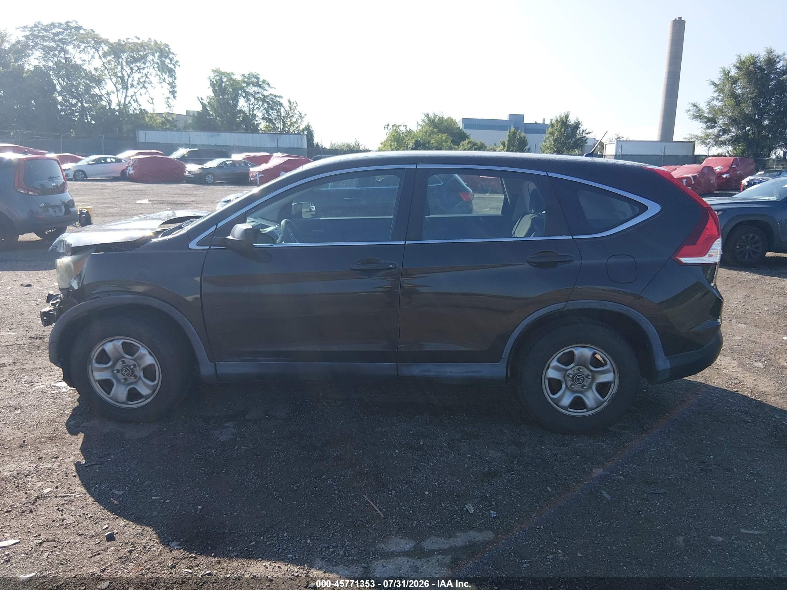2013 Honda Cr-v Lx Black vin: 5J6RM3H34DL044352