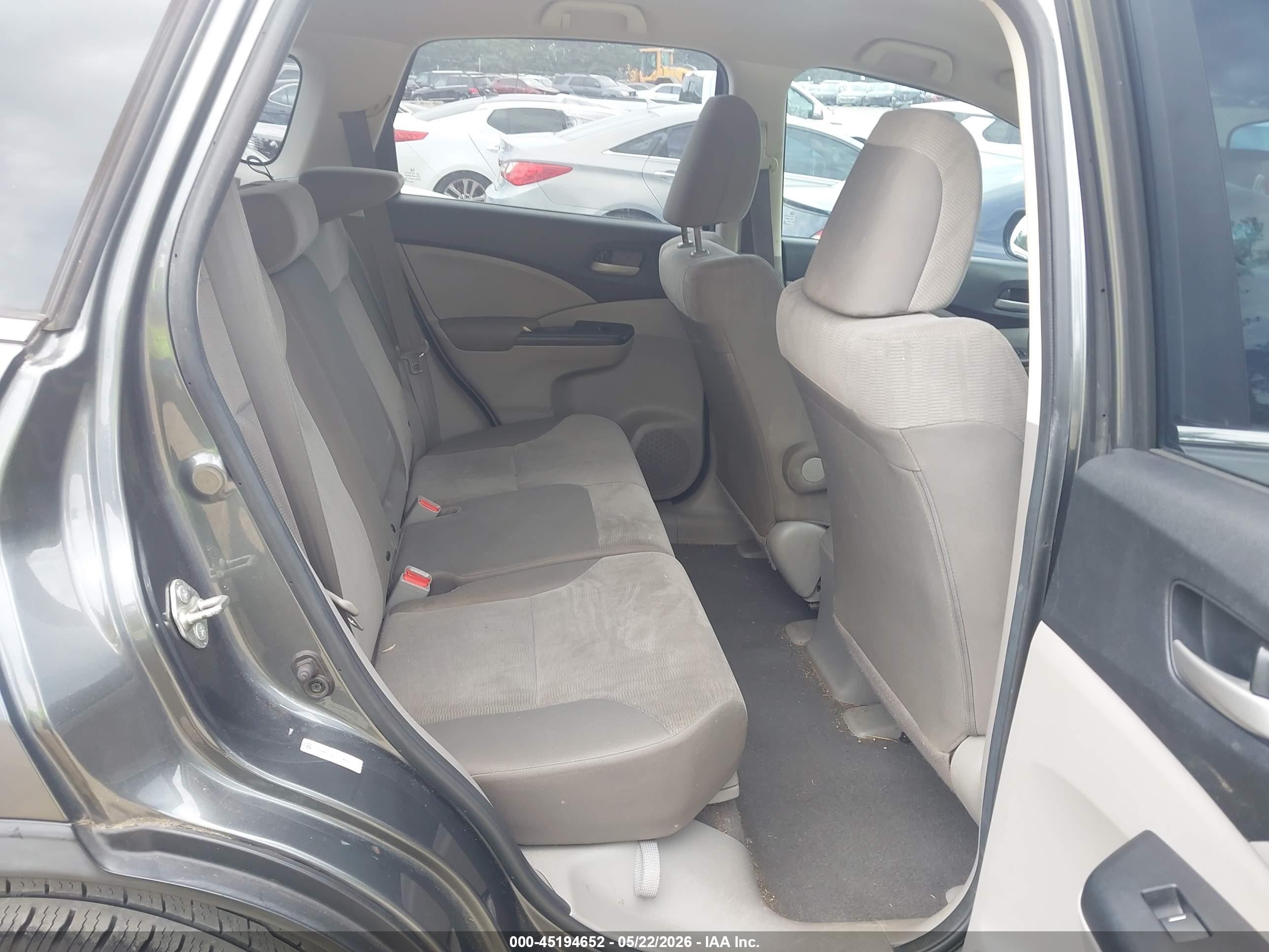 2014 Honda Cr-v Lx Gray vin: 5J6RM3H34EL002684