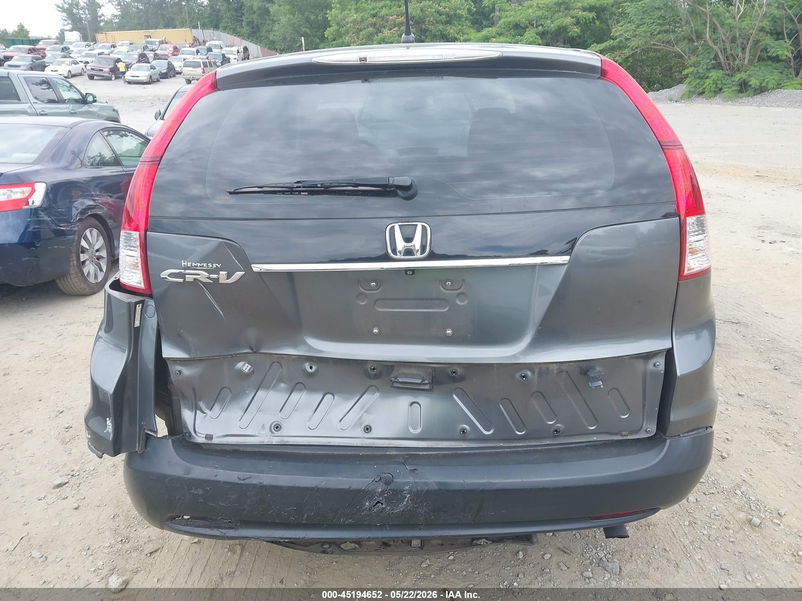 2014 Honda Cr-v Lx Gray vin: 5J6RM3H34EL002684