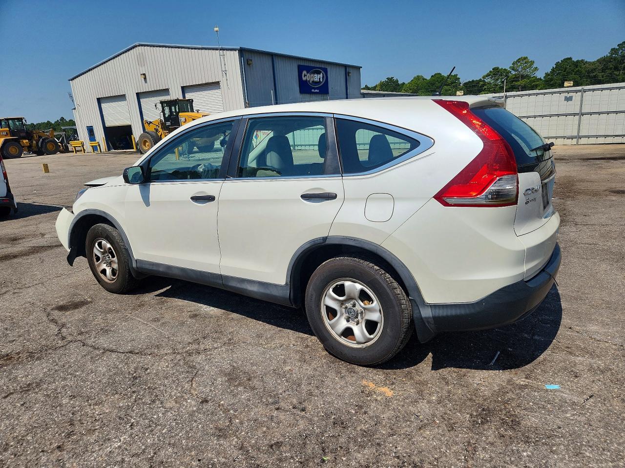 2014 Honda Cr-v Lx White vin: 5J6RM3H34EL004368