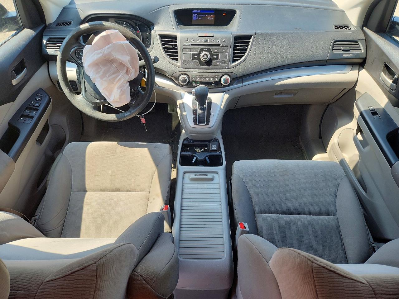 2014 Honda Cr-v Lx White vin: 5J6RM3H34EL004368