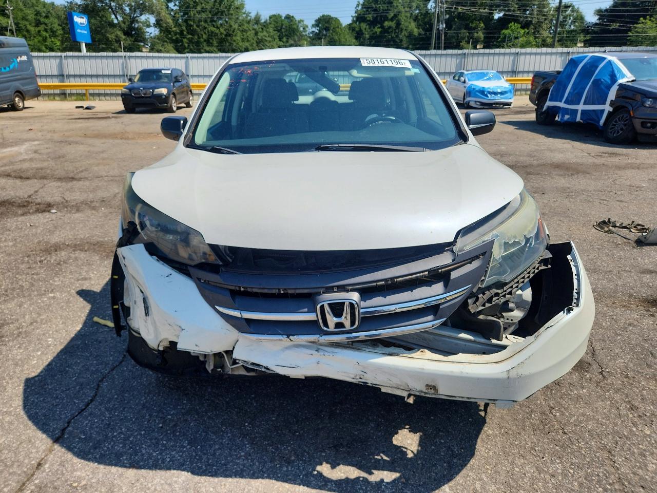 2014 Honda Cr-v Lx White vin: 5J6RM3H34EL004368