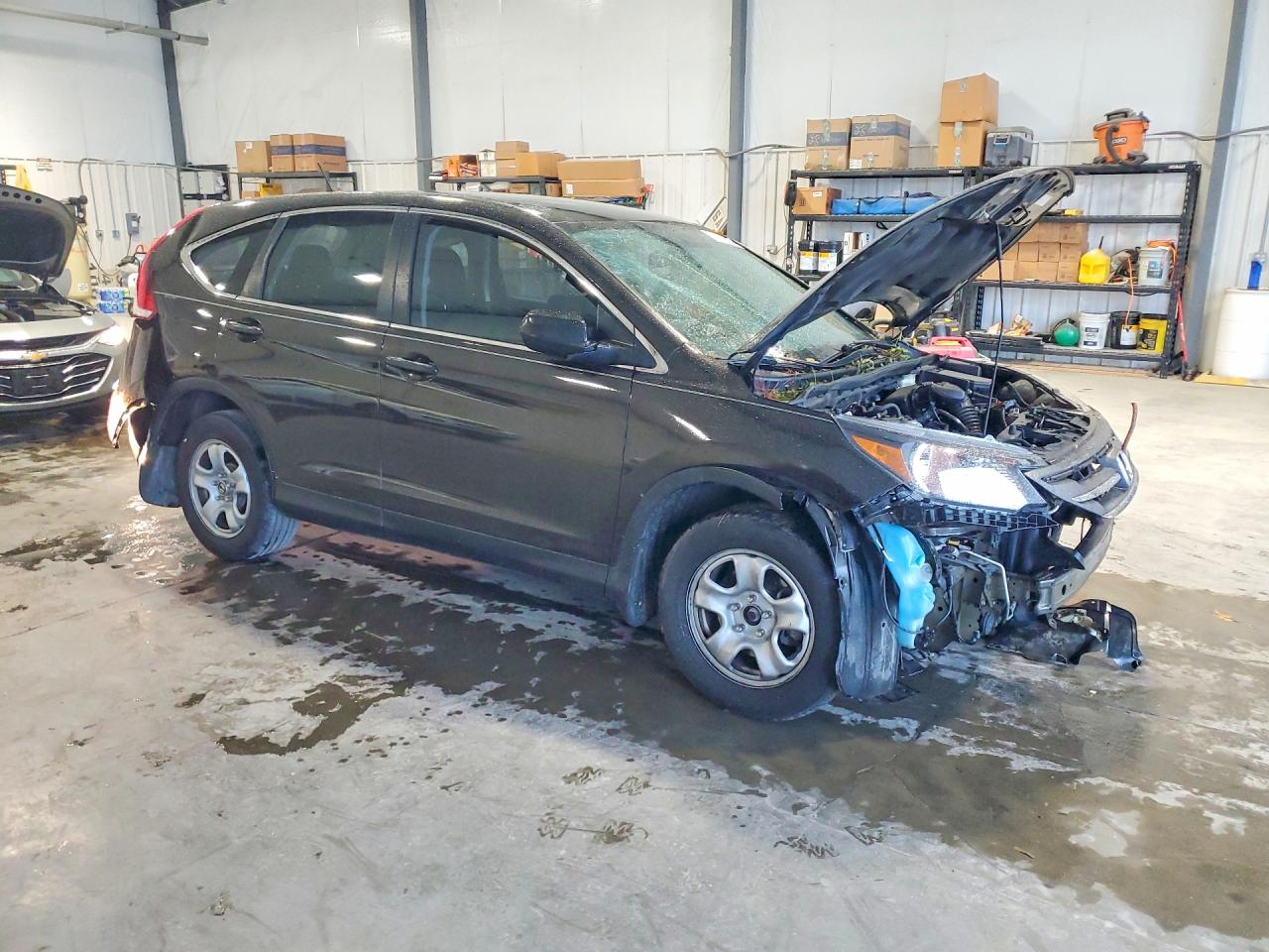2014 Honda Cr-v Lx Black vin: 5J6RM3H34EL013751