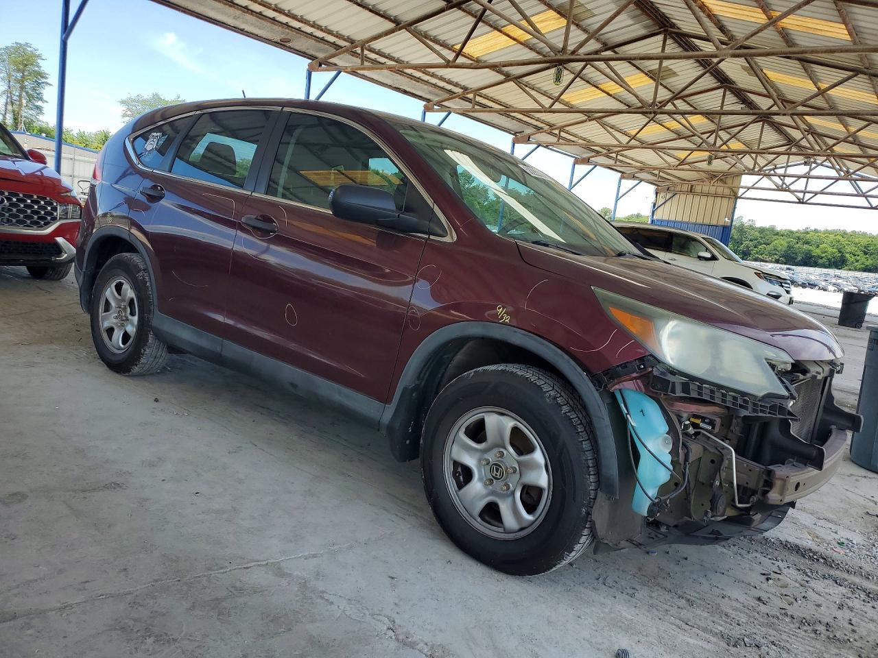 2014 Honda Cr-v Lx Бордовый vin: 5J6RM3H34EL013927