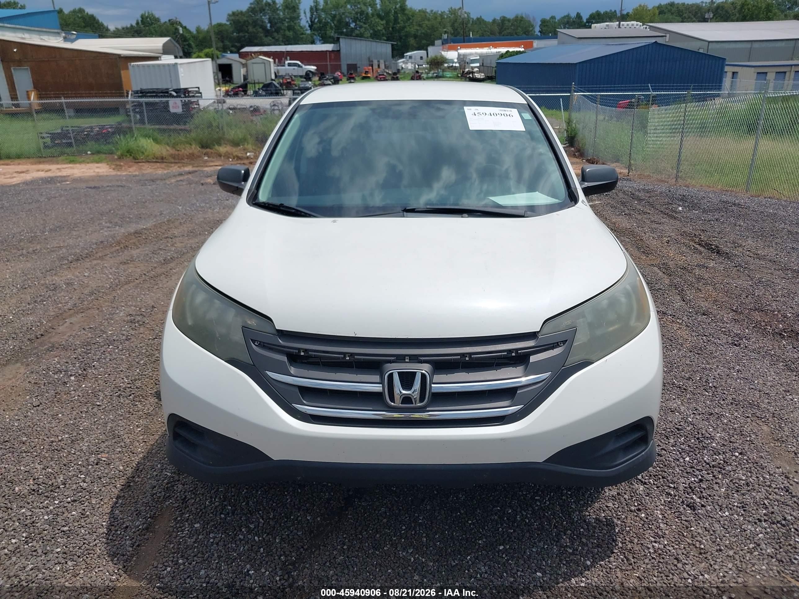 2014 Honda Cr-v Lx White vin: 5J6RM3H34EL016567