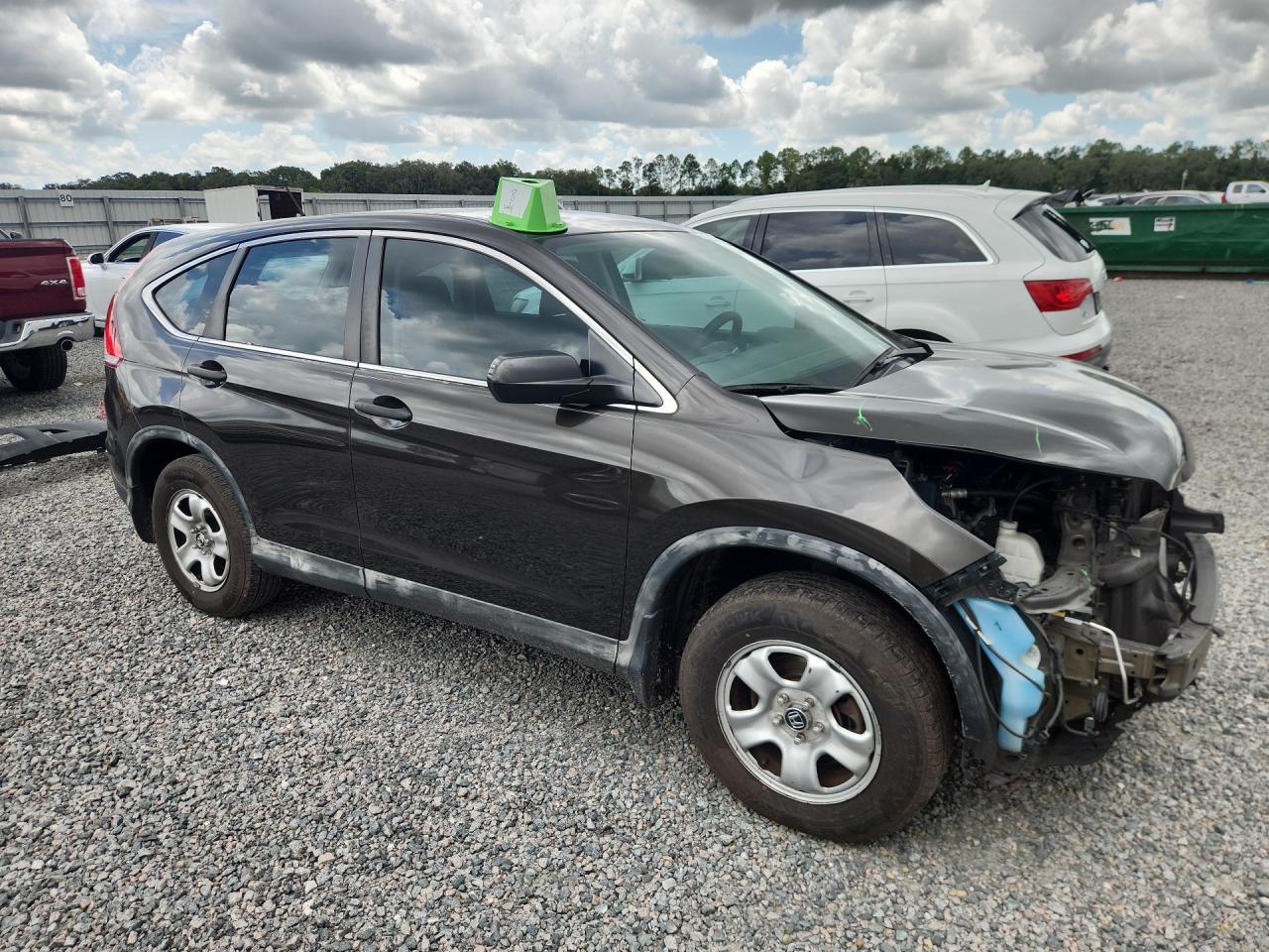 2014 Honda Cr-v Lx Gray vin: 5J6RM3H34EL016715