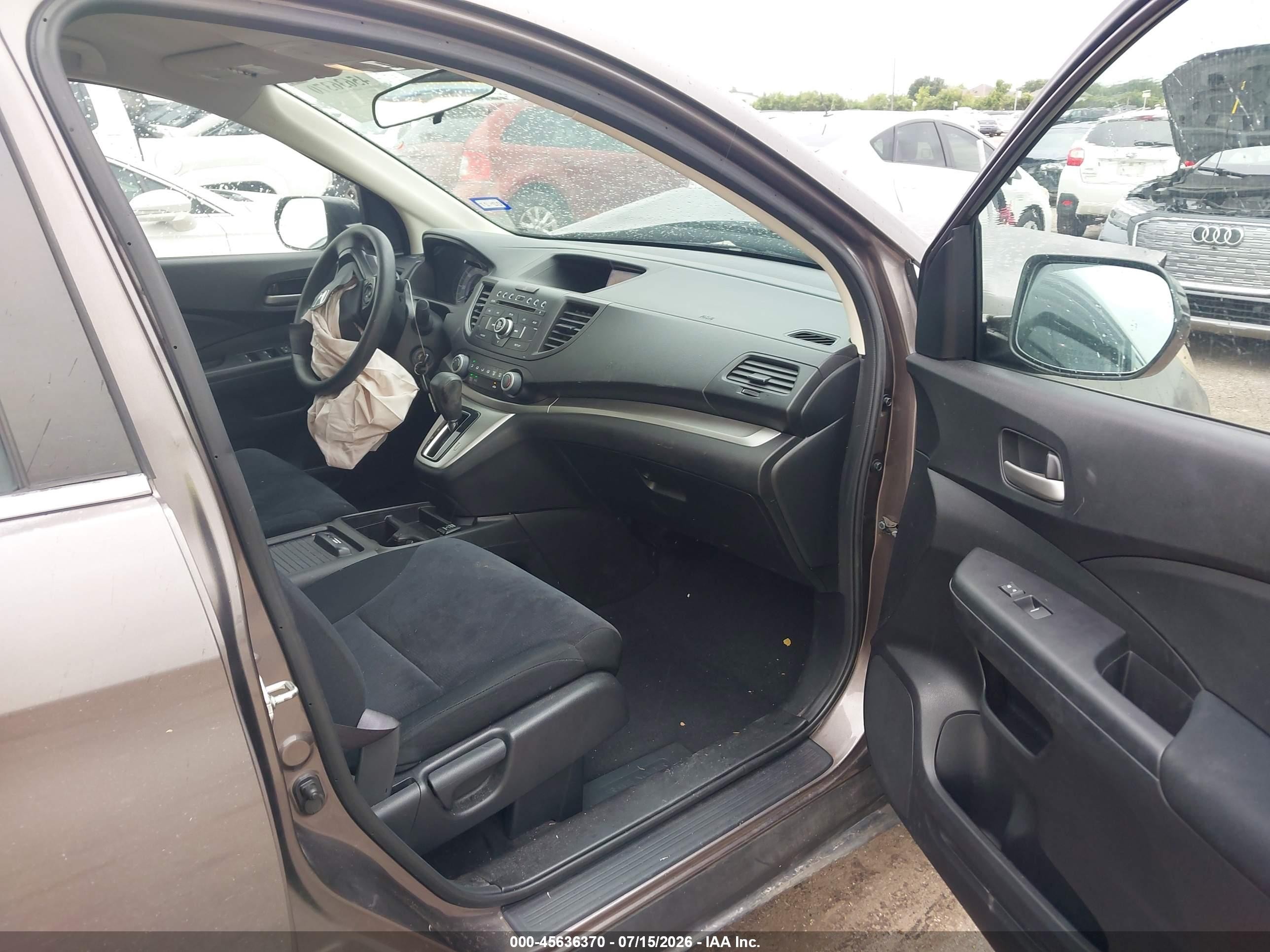 2012 Honda Cr-v Lx Gray vin: 5J6RM3H35CL010046