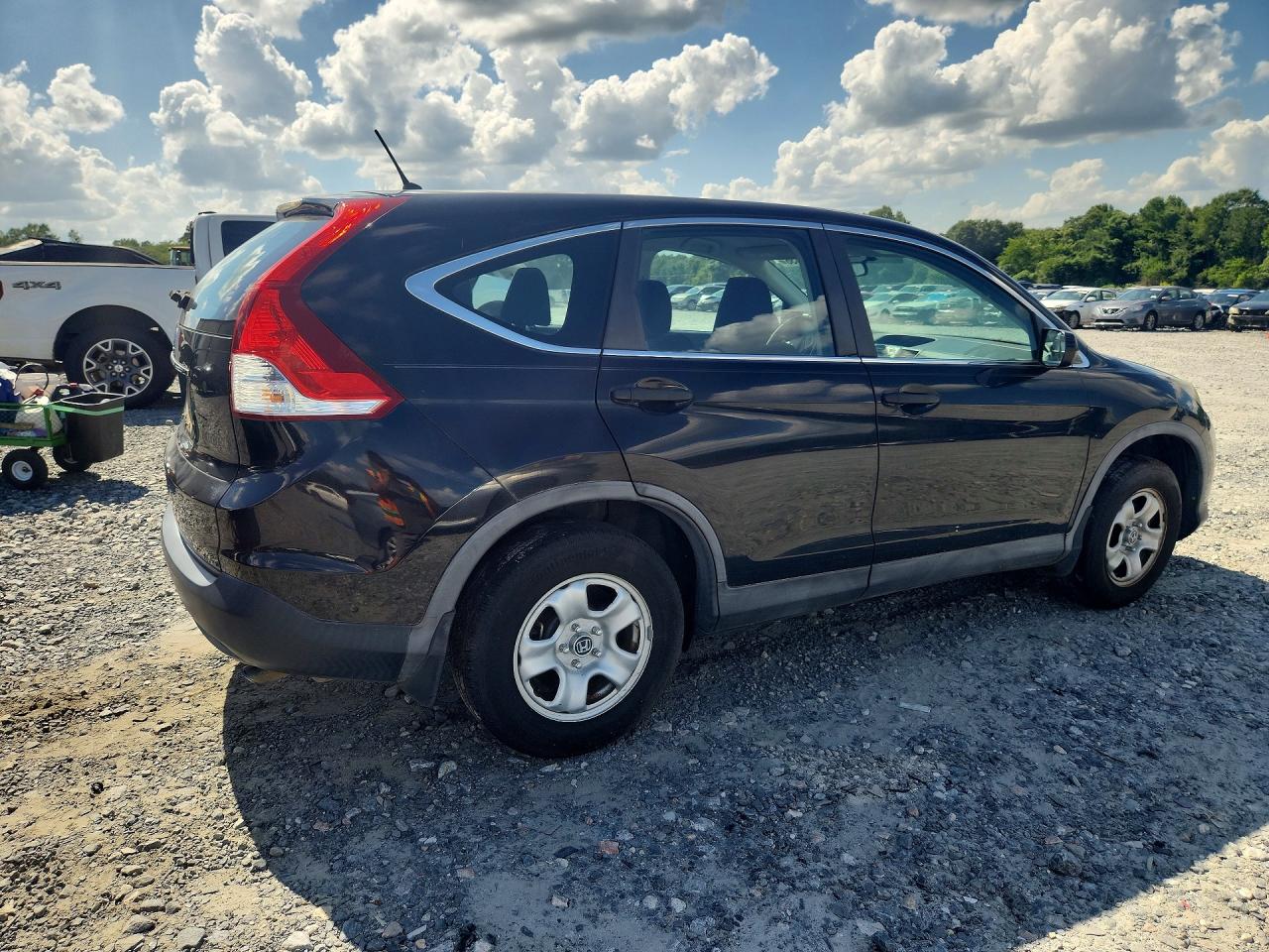 2012 Honda Cr-v Lx Black vin: 5J6RM3H35CL012623