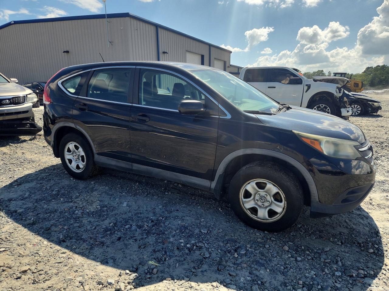 2012 Honda Cr-v Lx Black vin: 5J6RM3H35CL012623