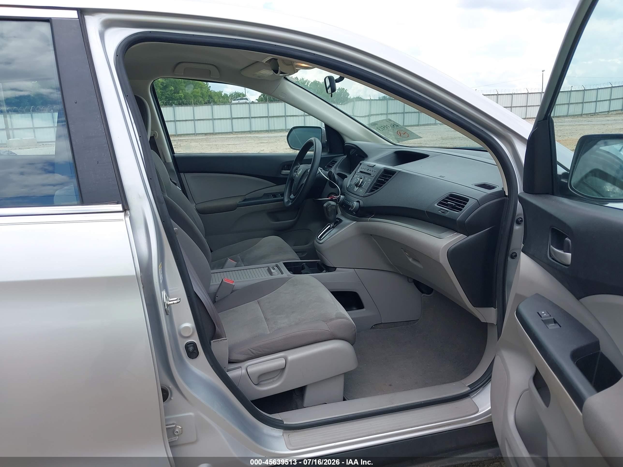 2012 Honda Cr-v Lx Silver vin: 5J6RM3H35CL024352