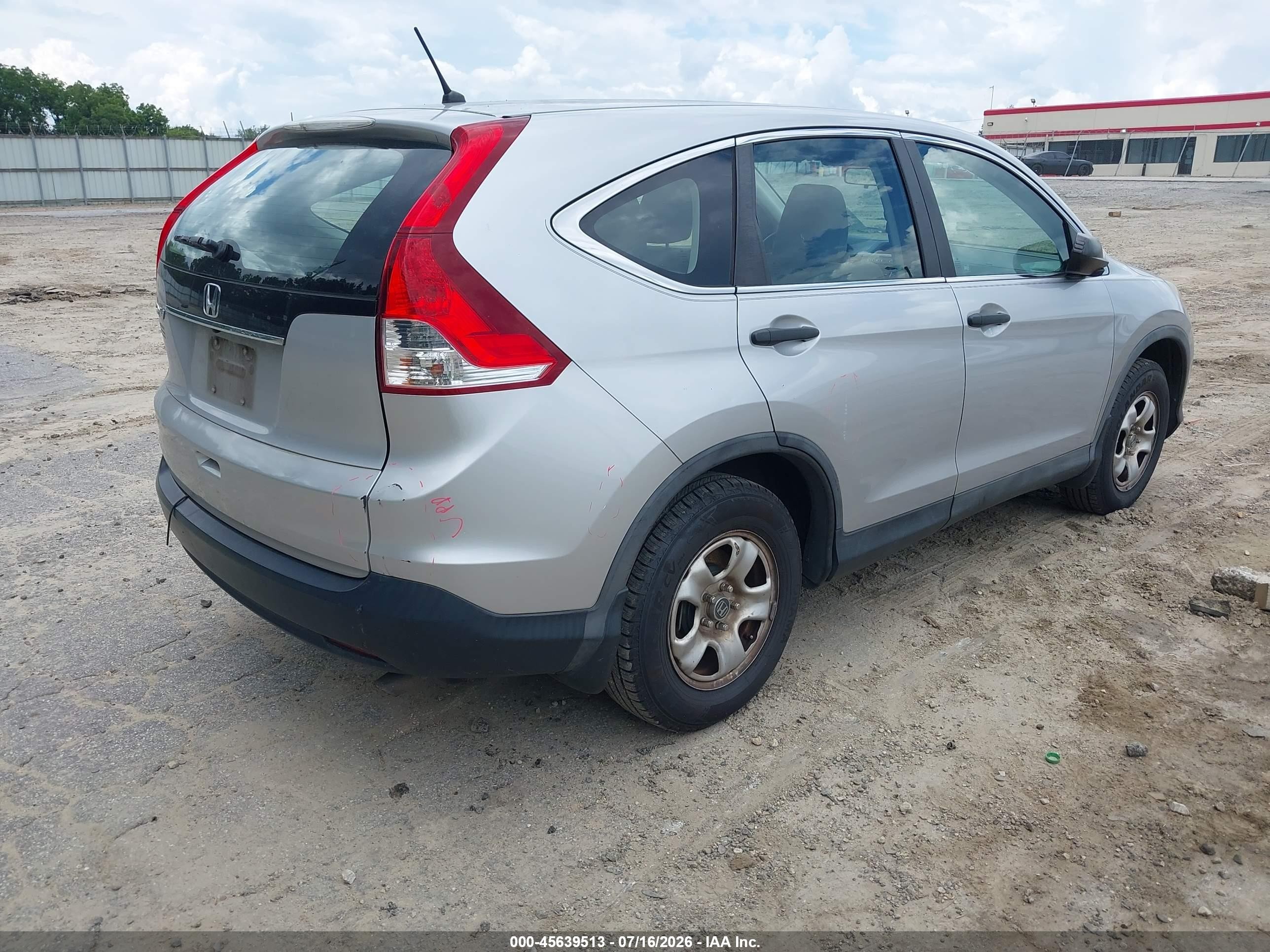 2012 Honda Cr-v Lx Silver vin: 5J6RM3H35CL024352