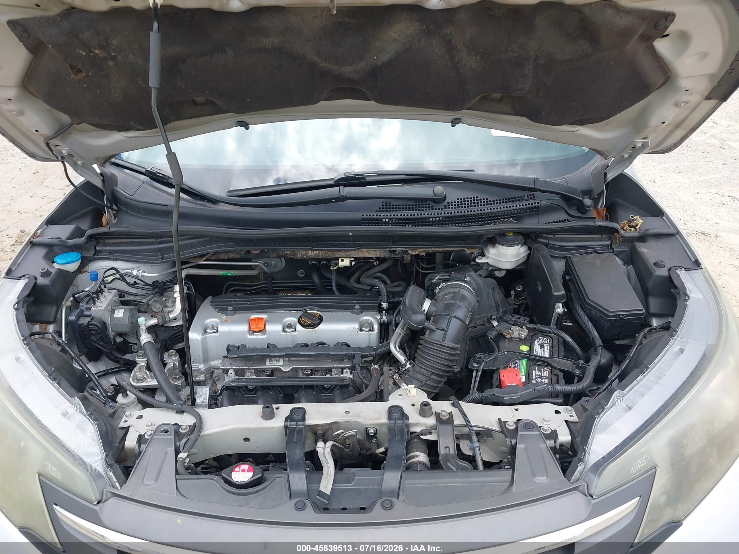 2012 Honda Cr-v Lx Silver vin: 5J6RM3H35CL024352