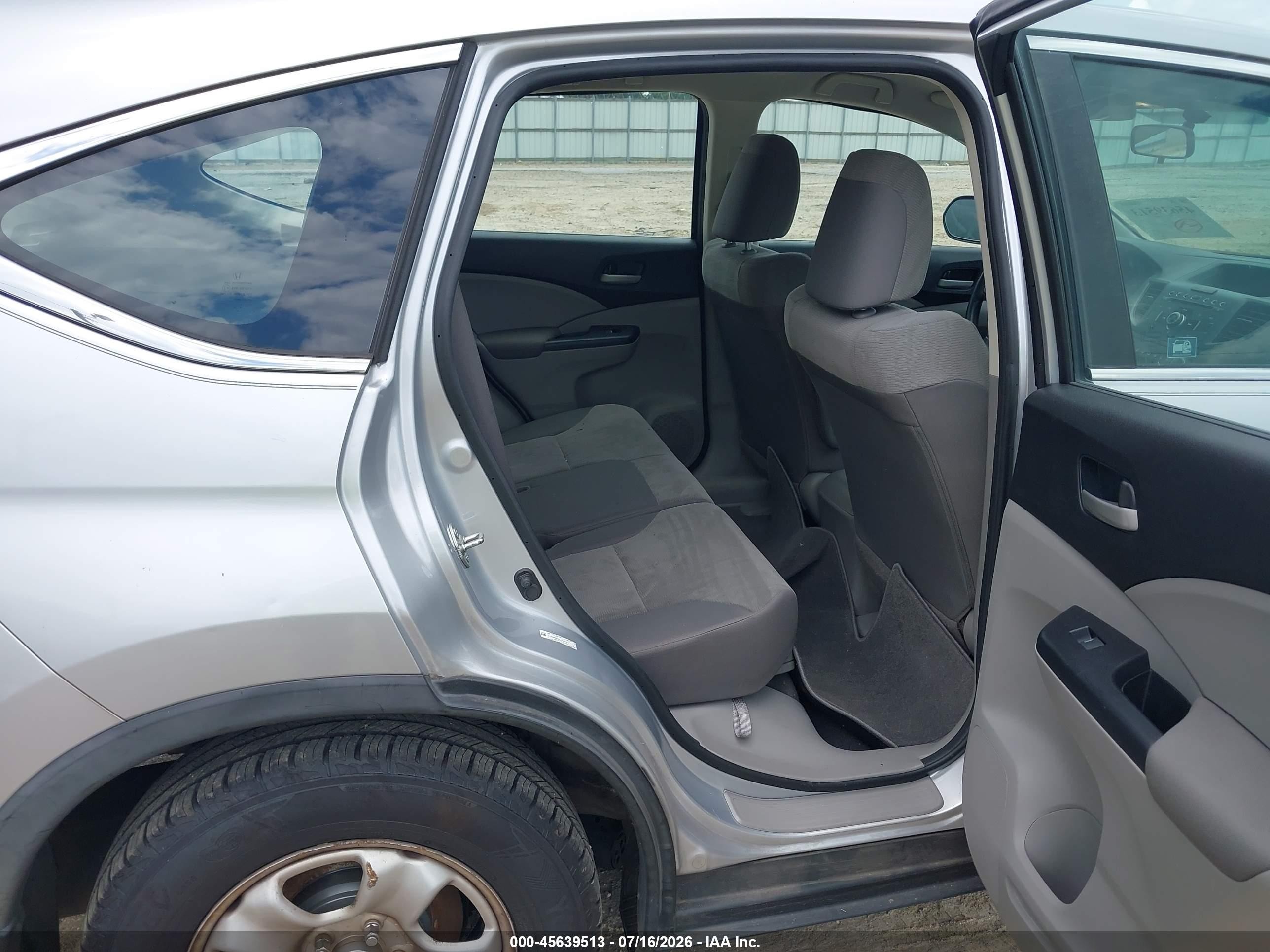 2012 Honda Cr-v Lx Silver vin: 5J6RM3H35CL024352