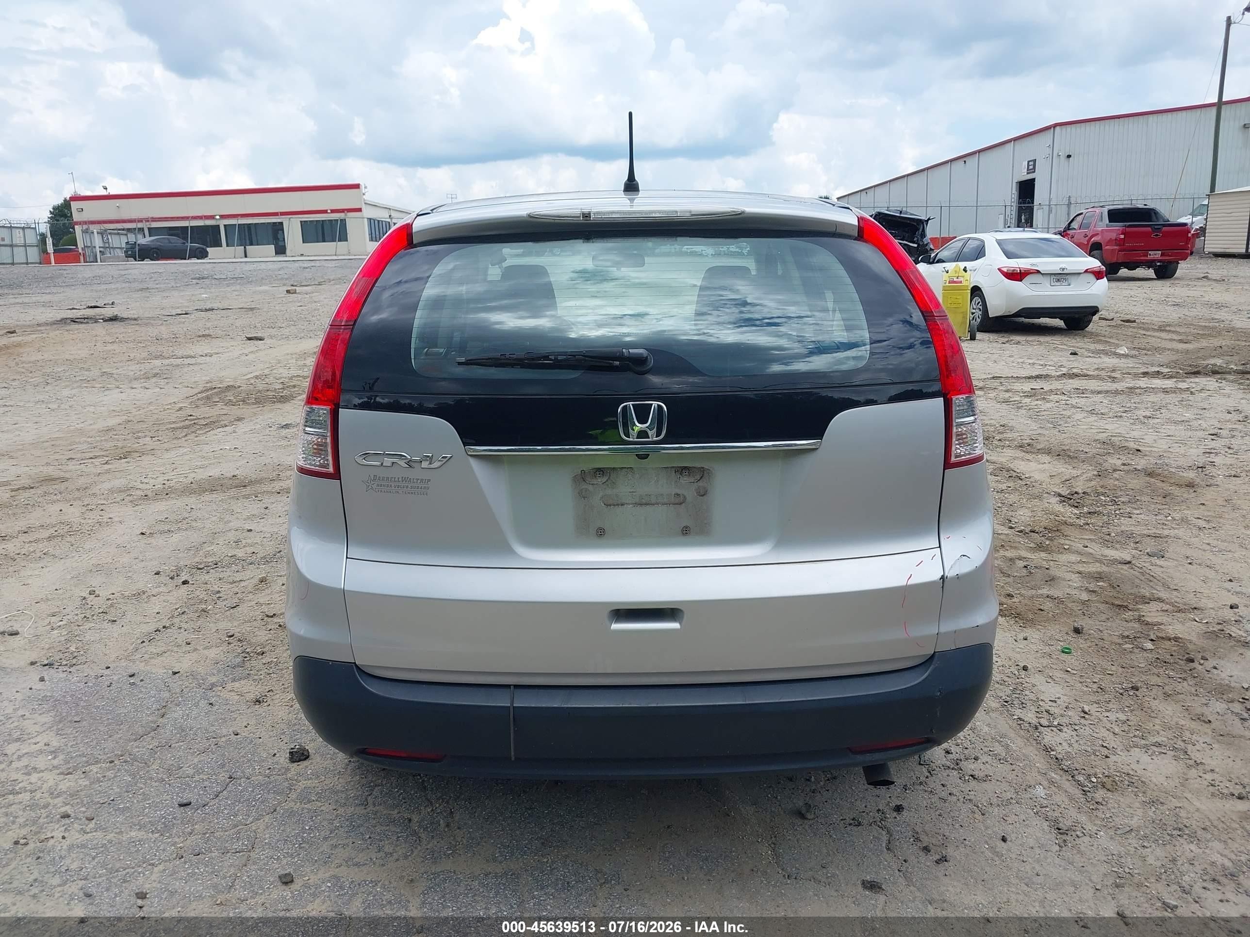 2012 Honda Cr-v Lx Silver vin: 5J6RM3H35CL024352