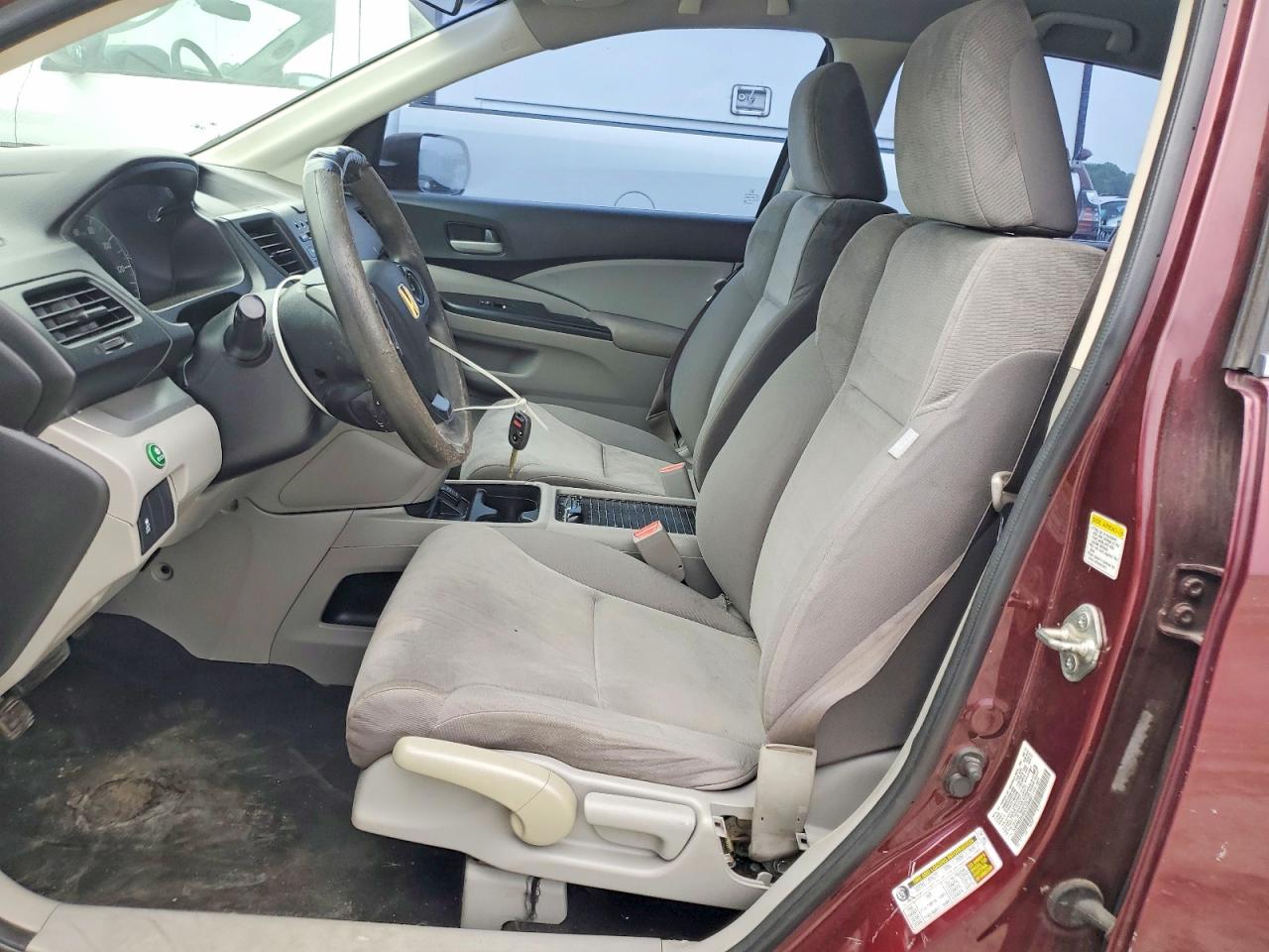 2012 Honda Cr-v Lx Burgundy vin: 5J6RM3H35CL035951