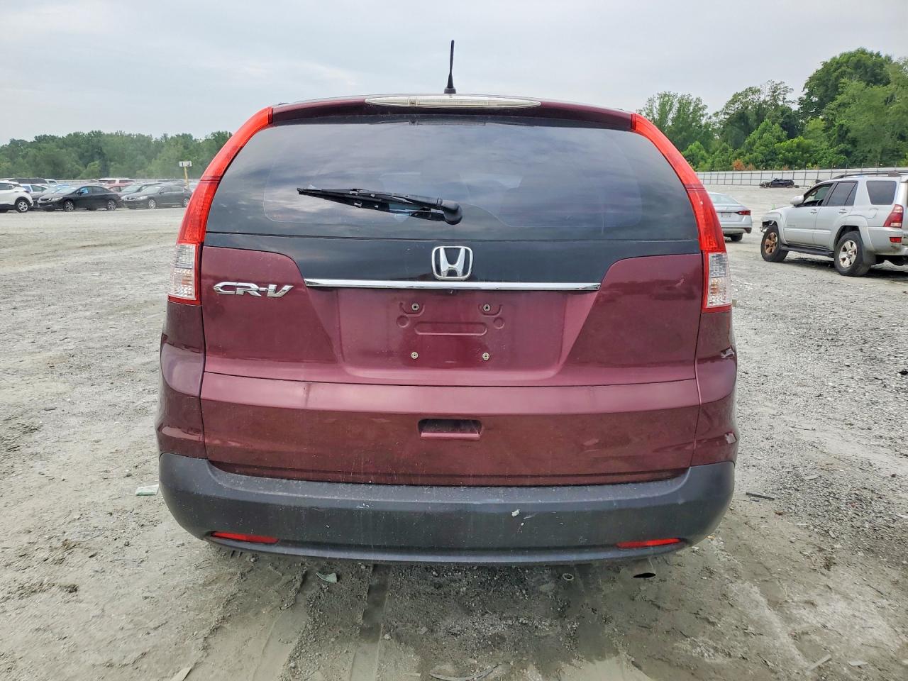 2012 Honda Cr-v Lx Burgundy vin: 5J6RM3H35CL035951