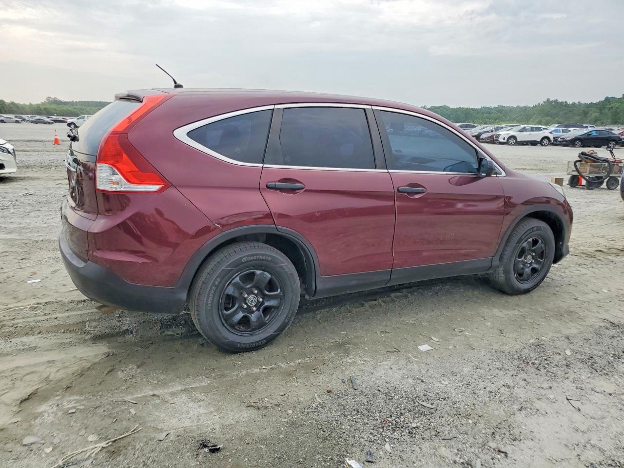 2012 Honda Cr-v Lx Burgundy vin: 5J6RM3H35CL035951