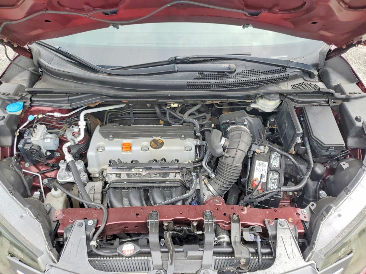 2012 Honda Cr-v Lx Burgundy vin: 5J6RM3H35CL035951
