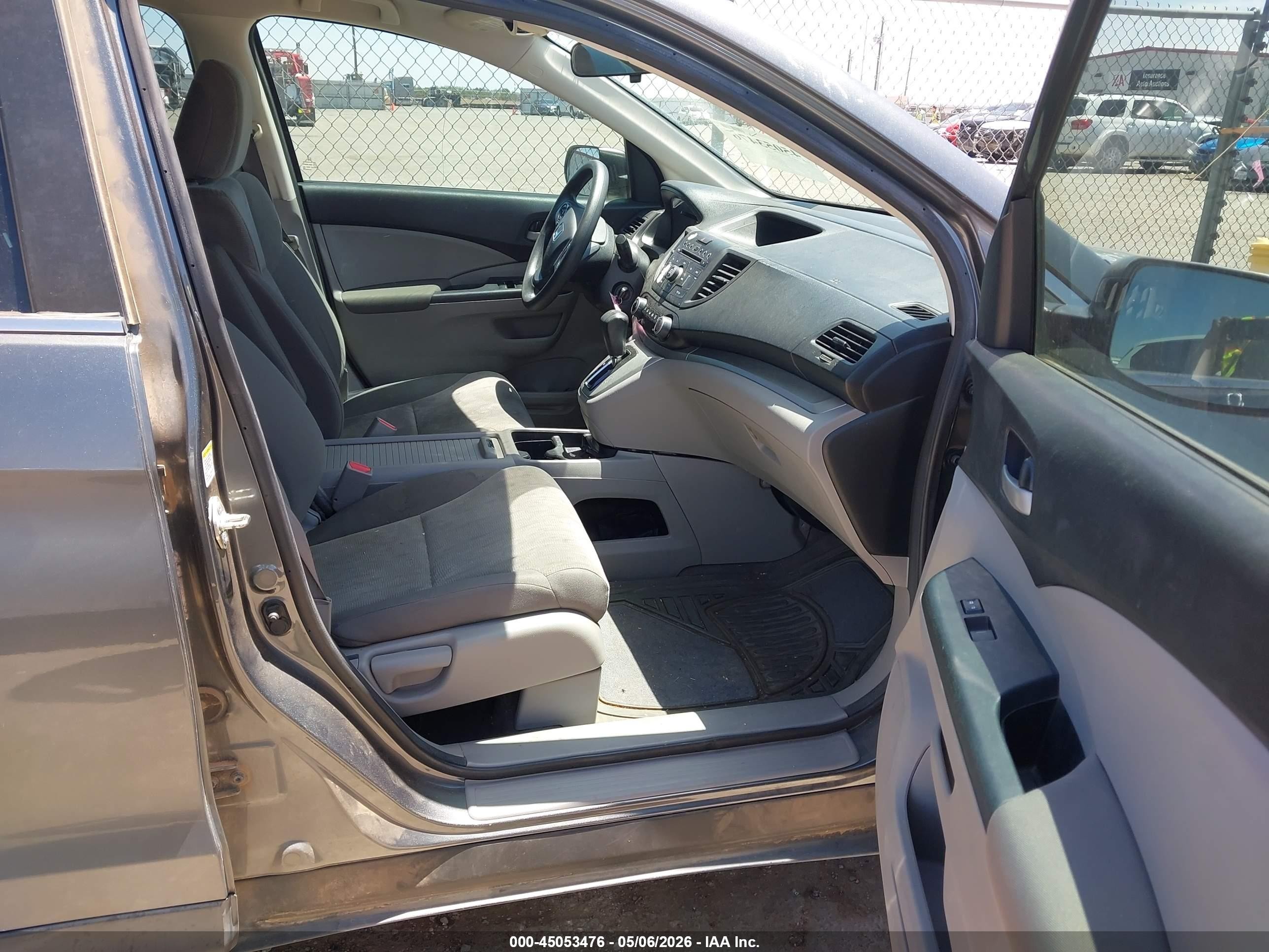 2013 Honda Cr-v Lx Серый vin: 5J6RM3H35DL034090