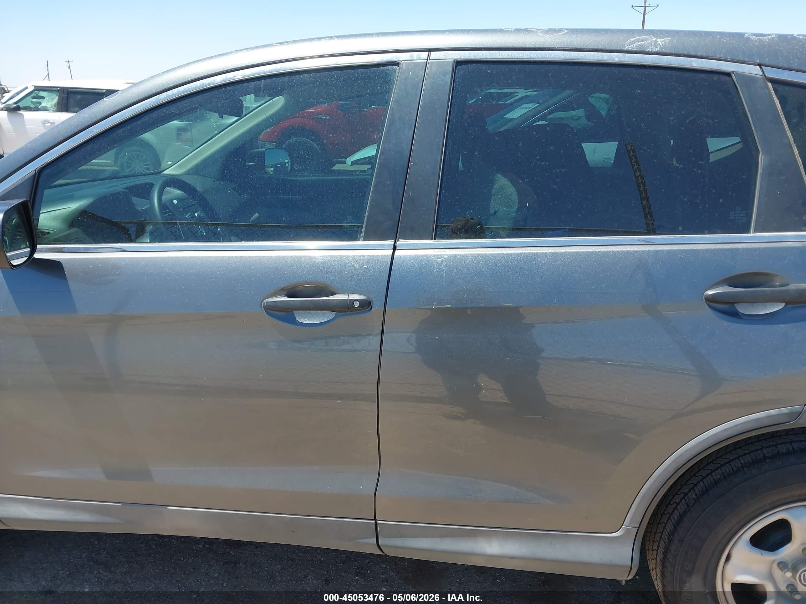 2013 Honda Cr-v Lx Серый vin: 5J6RM3H35DL034090