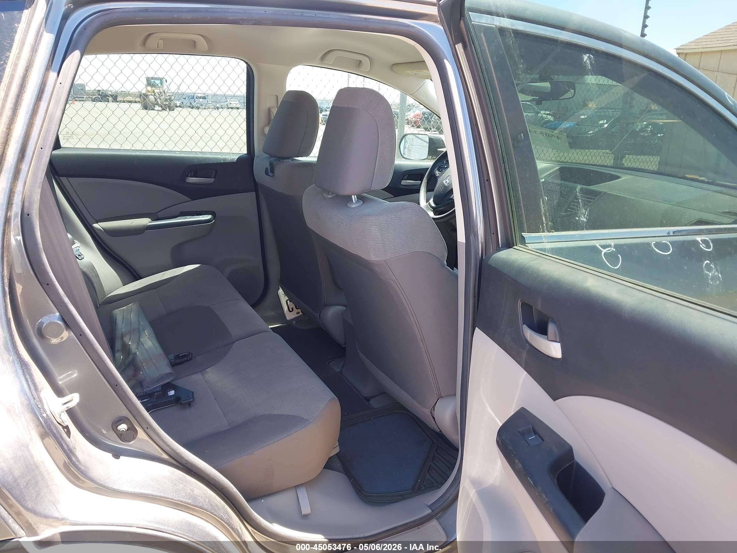 2013 Honda Cr-v Lx Серый vin: 5J6RM3H35DL034090