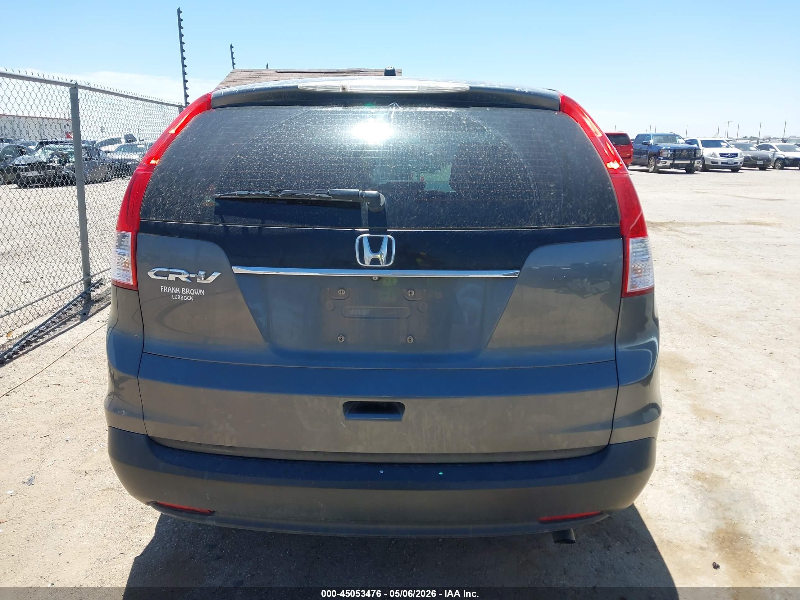 2013 Honda Cr-v Lx Серый vin: 5J6RM3H35DL034090