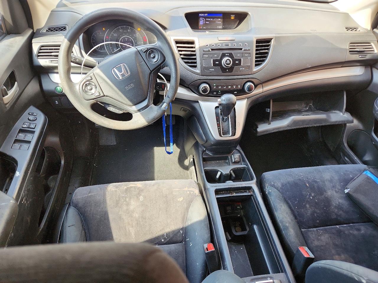 2013 Honda Cr-v Lx Blue vin: 5J6RM3H35DL036518
