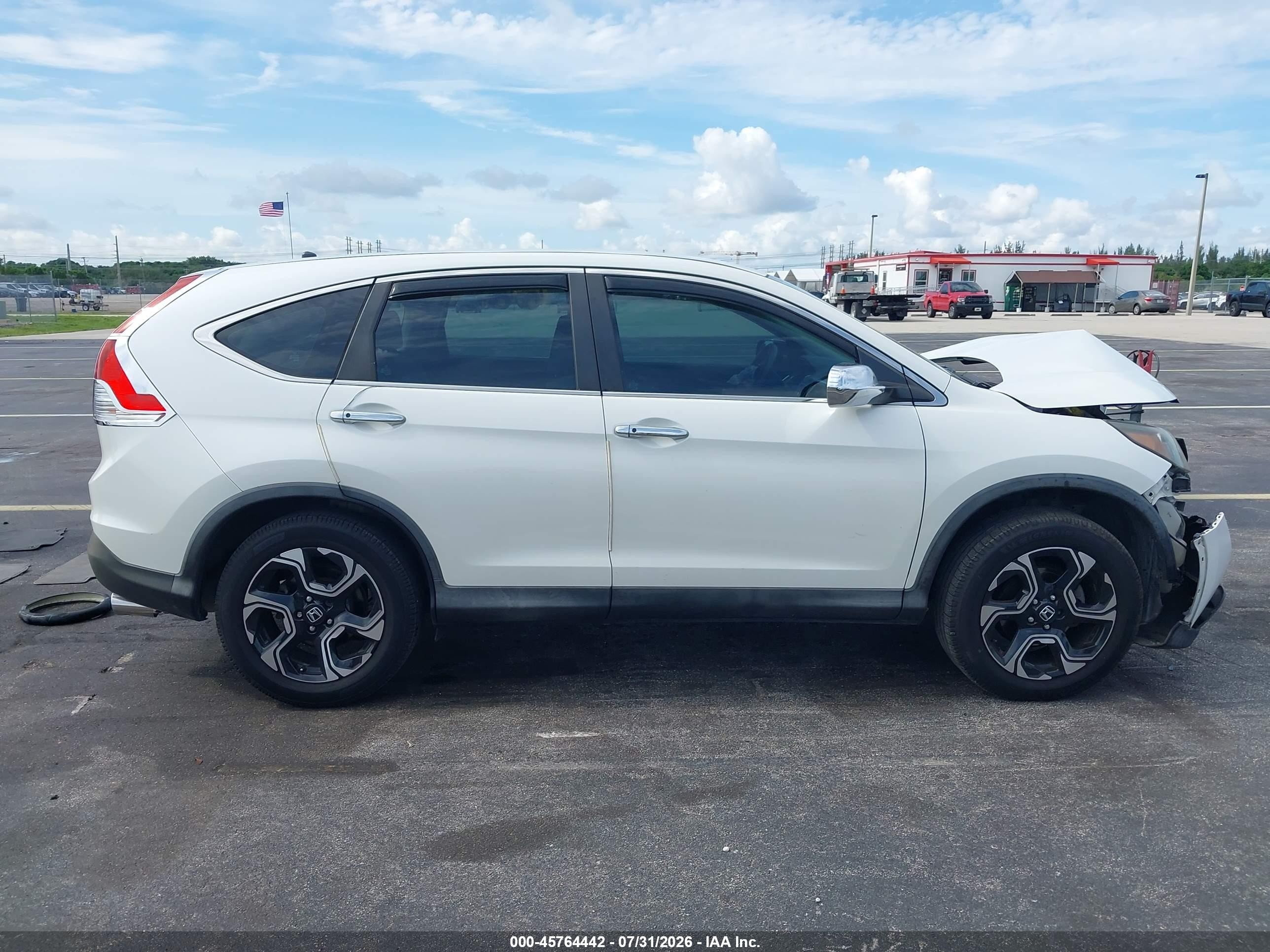 2013 Honda Cr-v Lx Белый vin: 5J6RM3H35DL041606