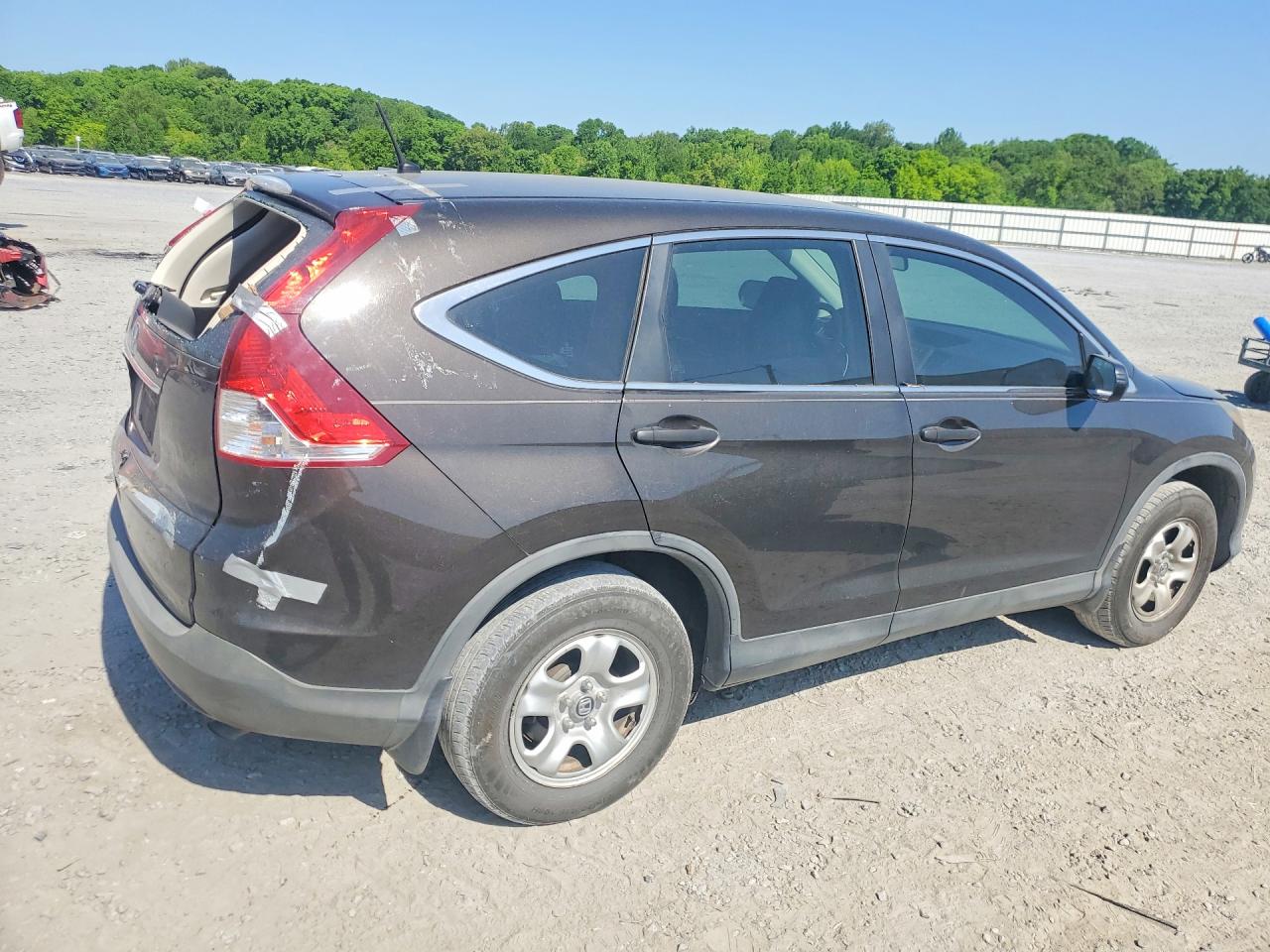 2013 Honda Cr-v Lx Green vin: 5J6RM3H35DL045462