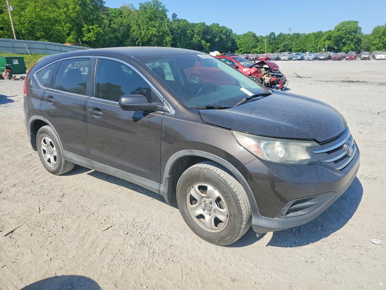 2013 Honda Cr-v Lx Green vin: 5J6RM3H35DL045462