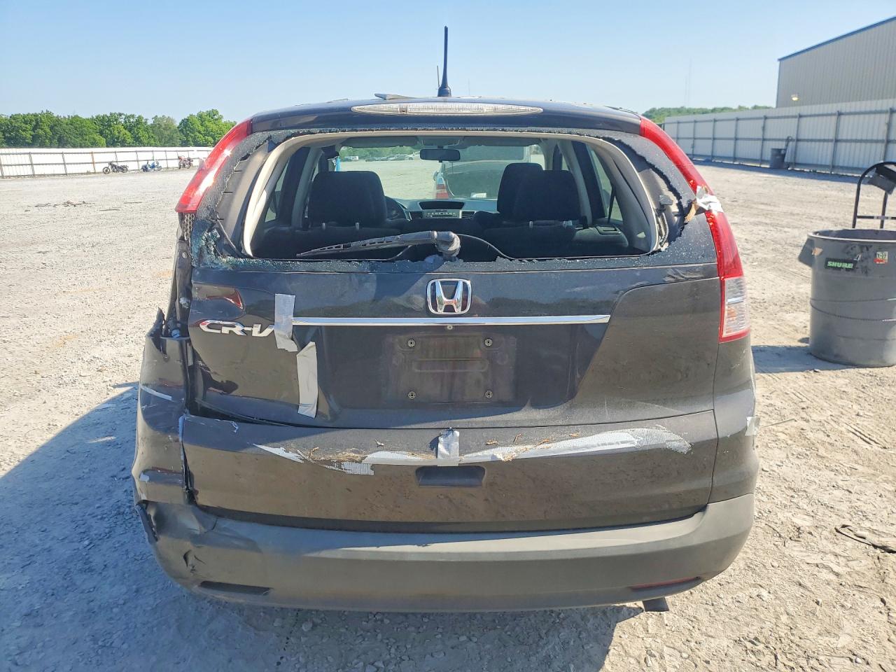 2013 Honda Cr-v Lx Green vin: 5J6RM3H35DL045462