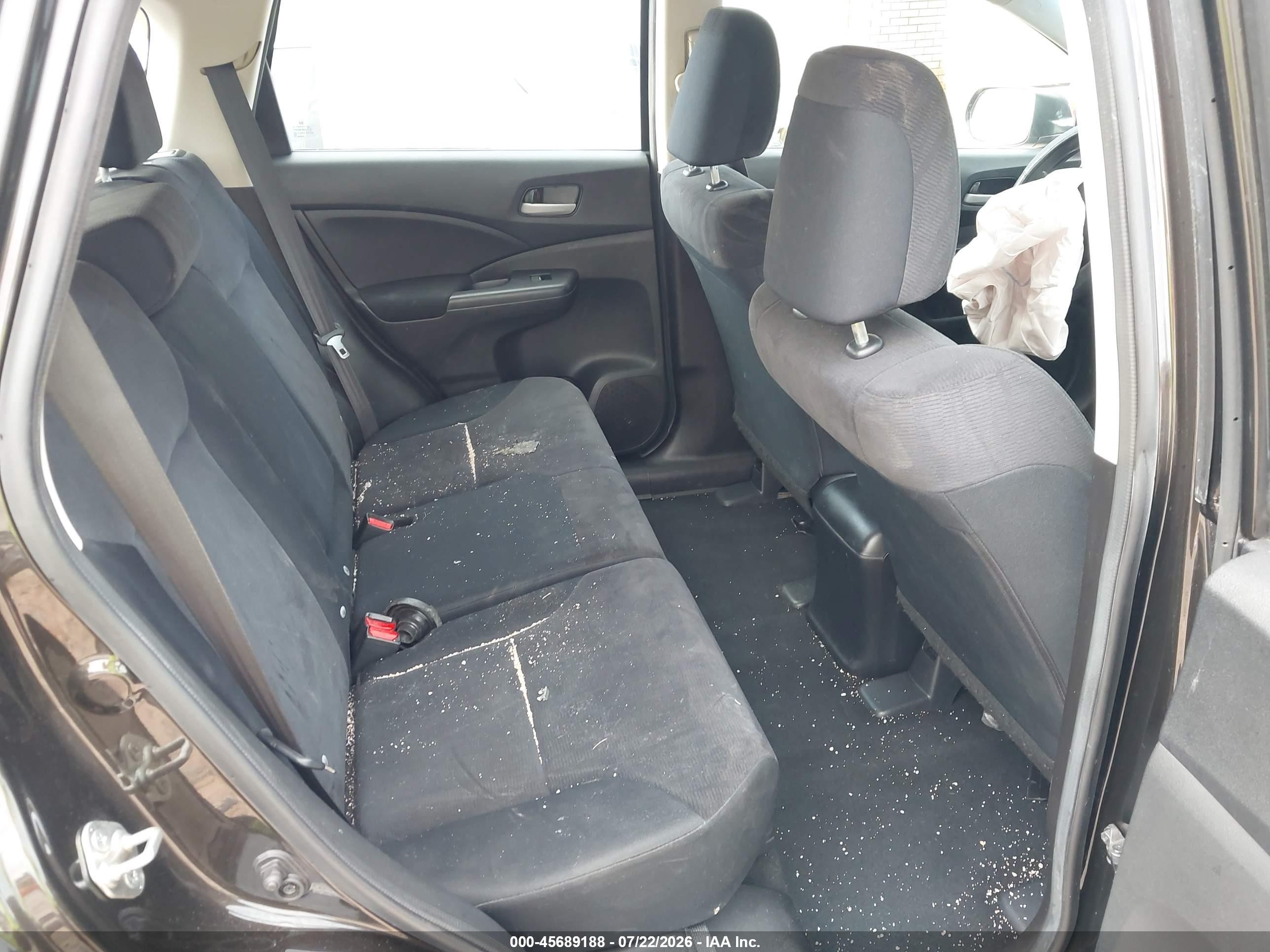 2014 Honda Cr-v Lx Gray vin: 5J6RM3H35EL013743