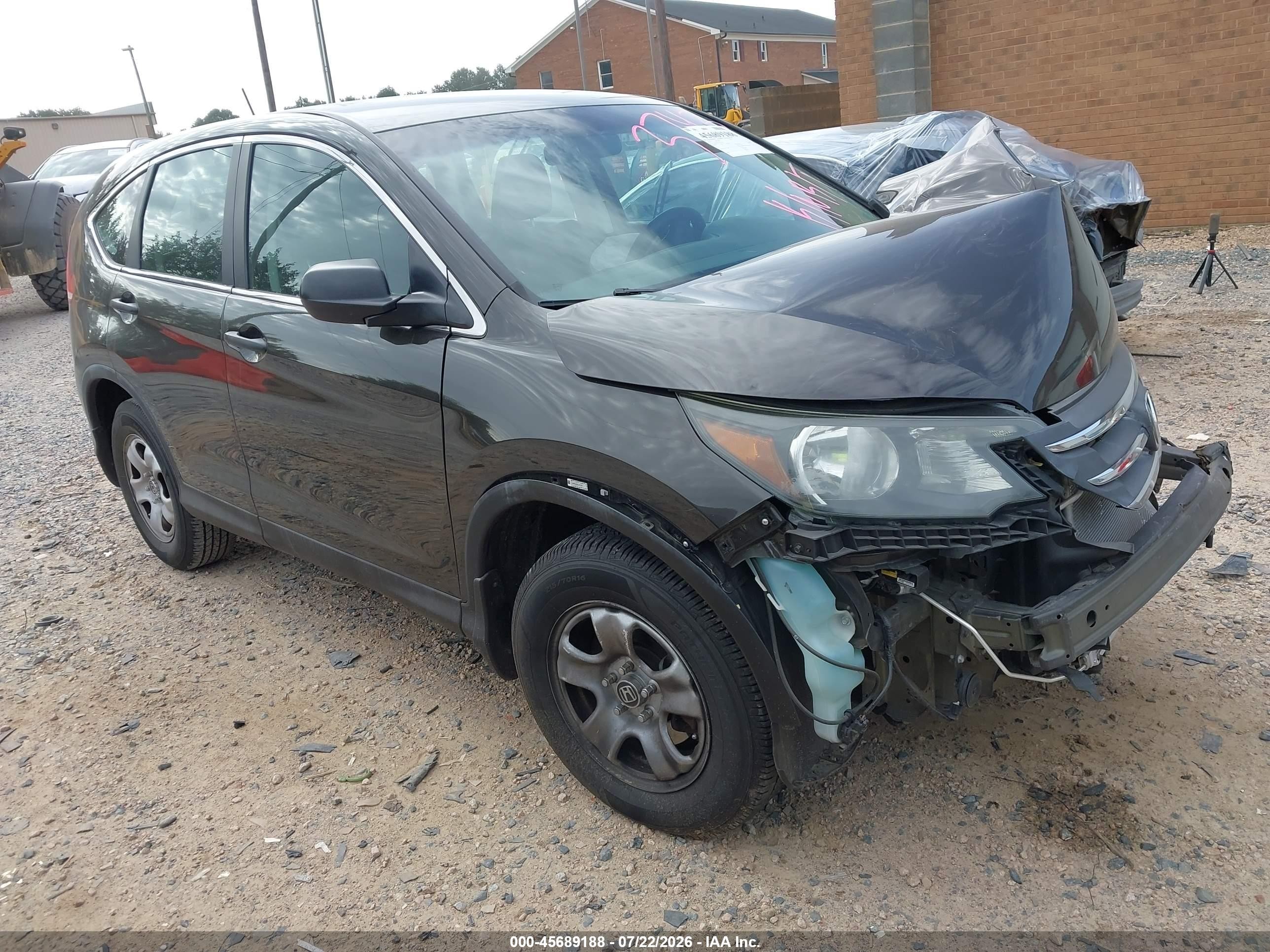 2014 Honda Cr-v Lx Серый vin: 5J6RM3H35EL013743