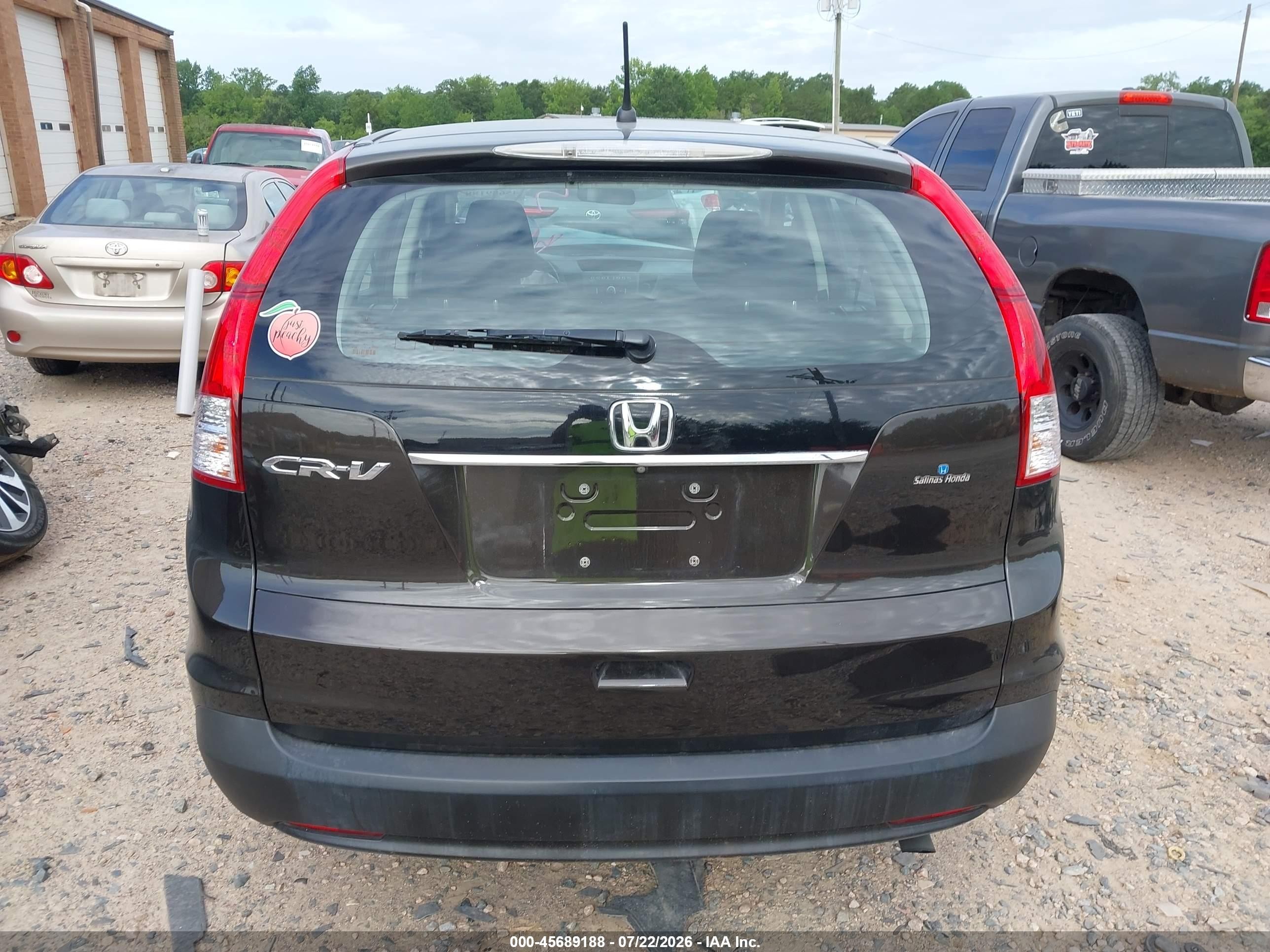 2014 Honda Cr-v Lx Gray vin: 5J6RM3H35EL013743