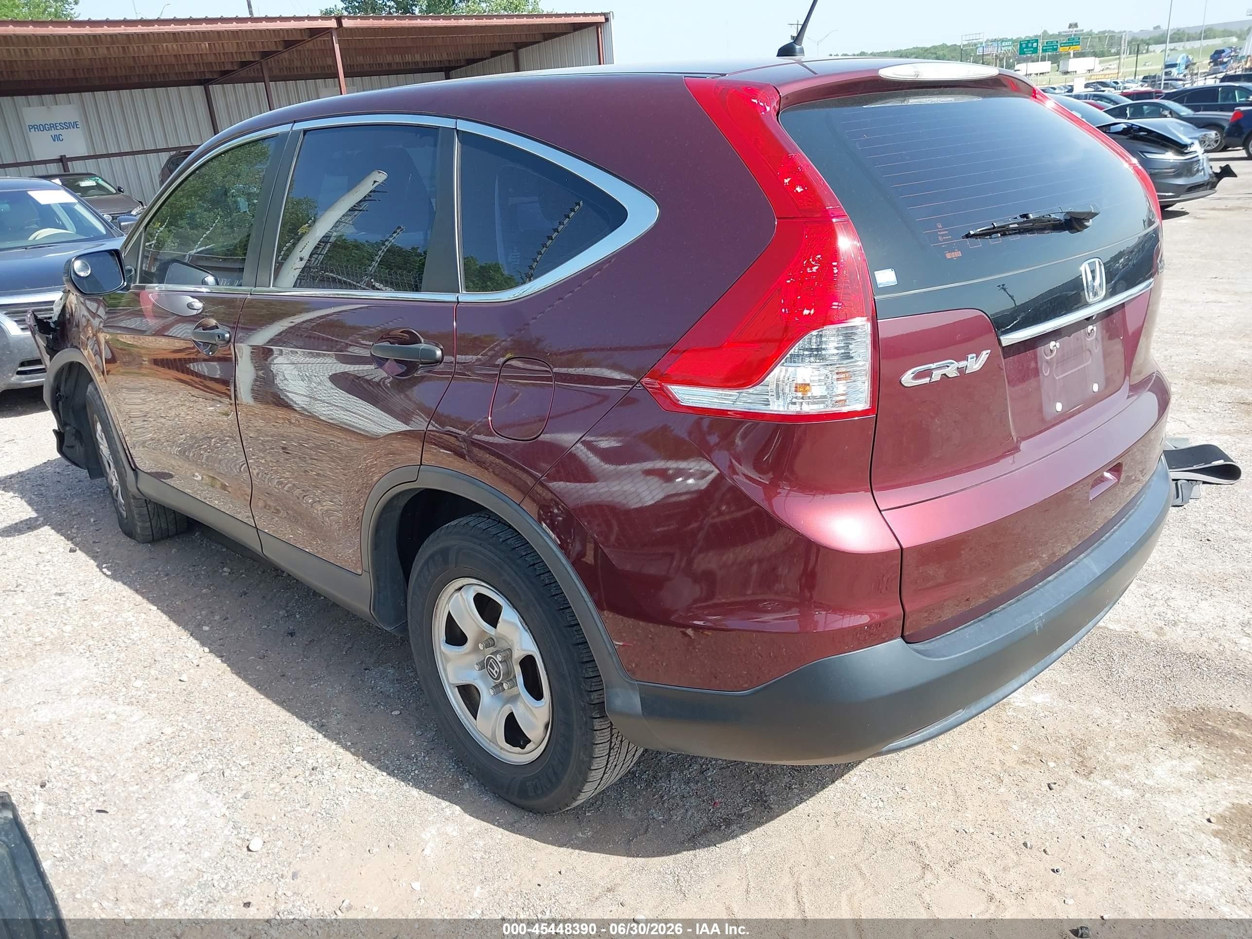2014 Honda Cr-v Lx Темно-бордовый vin: 5J6RM3H35EL021888