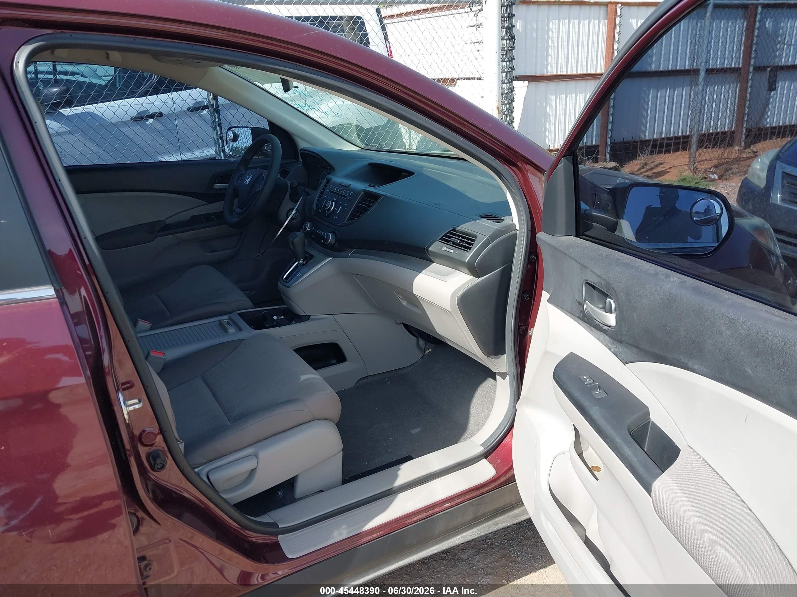 2014 Honda Cr-v Lx Темно-бордовый vin: 5J6RM3H35EL021888