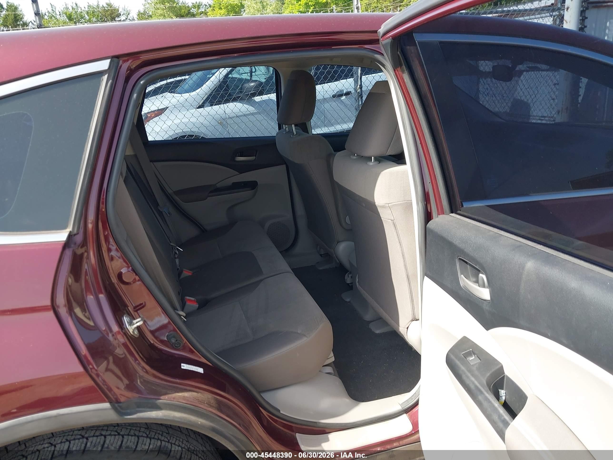 2014 Honda Cr-v Lx Темно-бордовый vin: 5J6RM3H35EL021888
