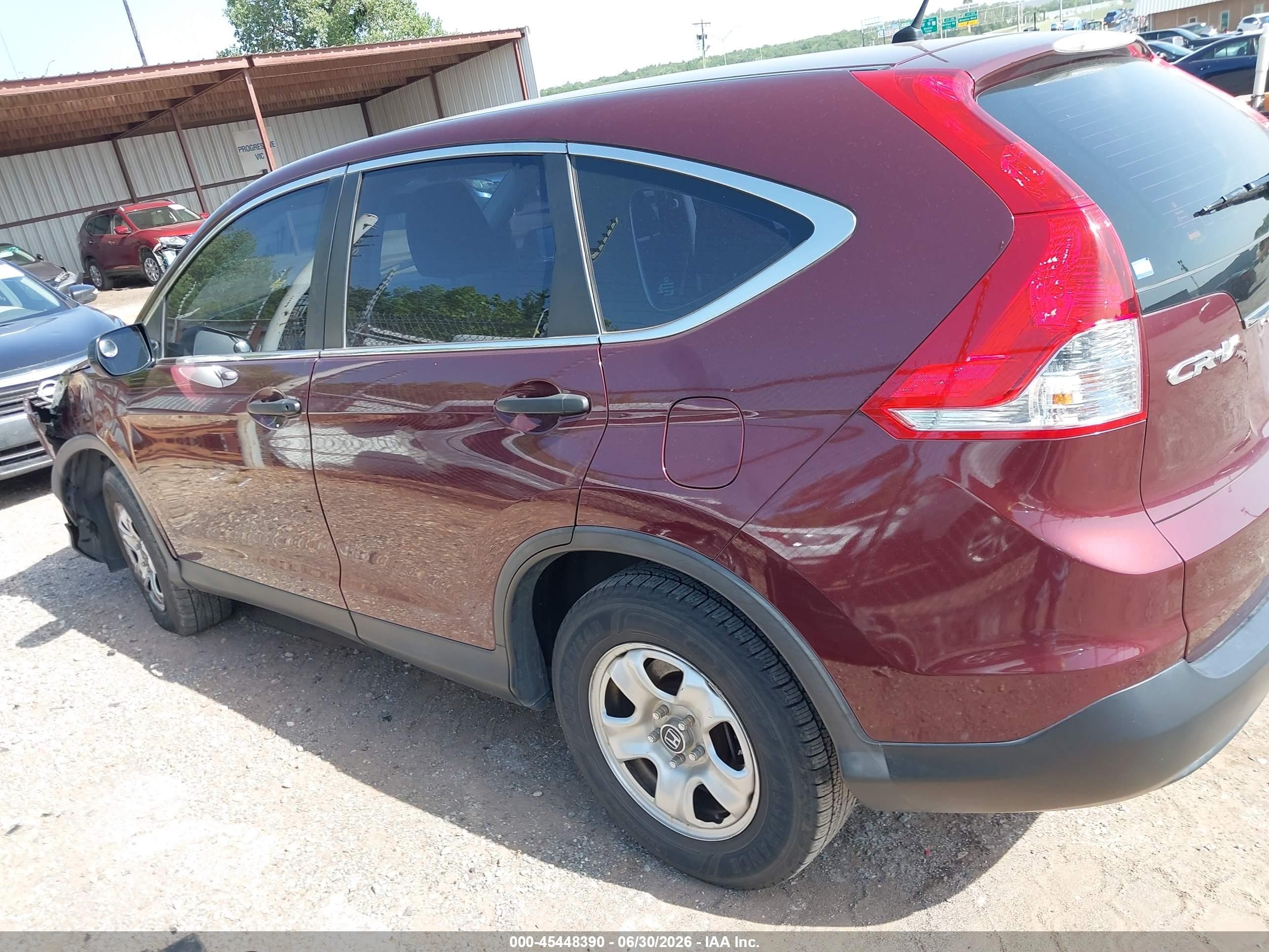 2014 Honda Cr-v Lx Темно-бордовый vin: 5J6RM3H35EL021888