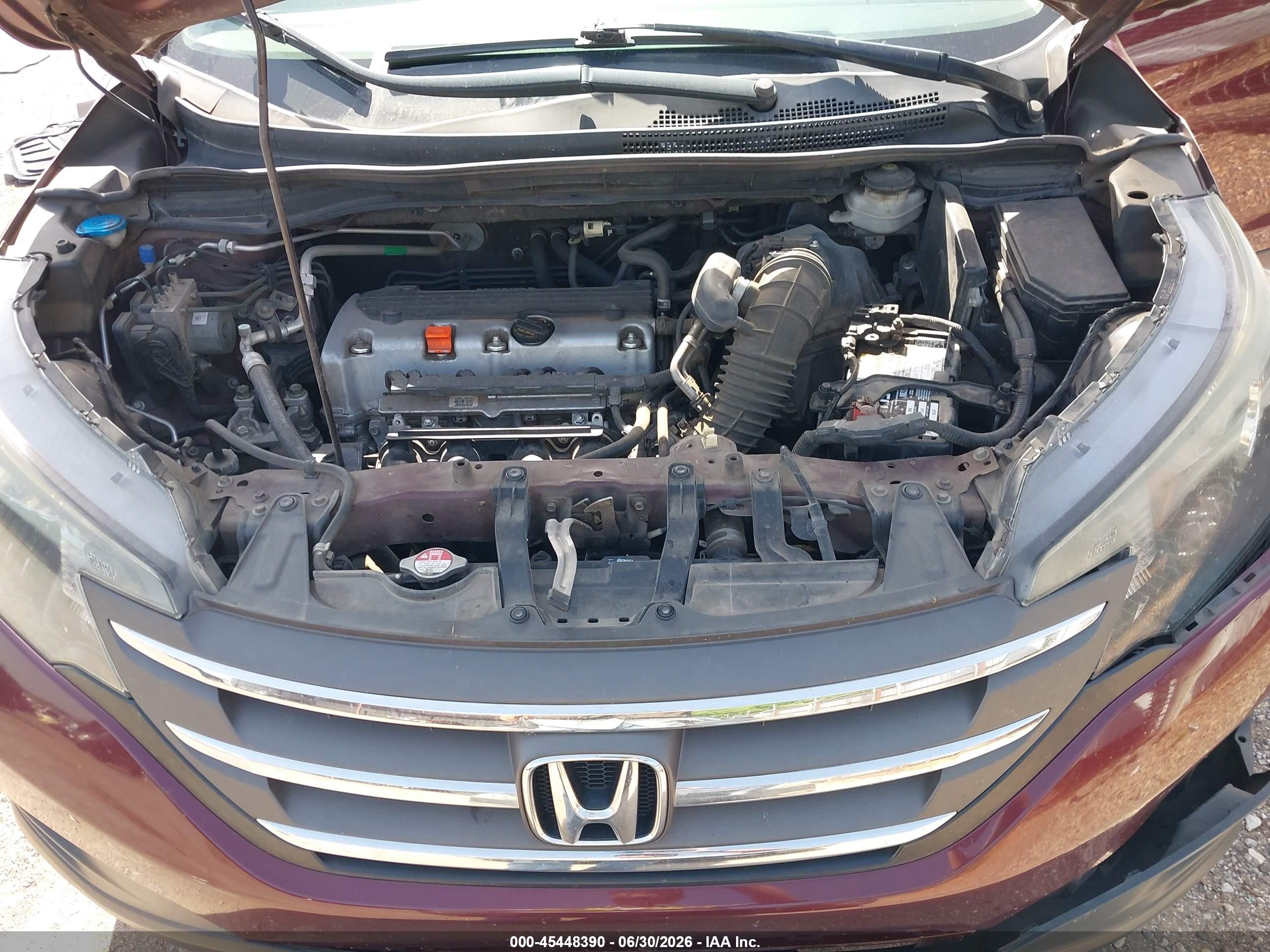 2014 Honda Cr-v Lx Темно-бордовый vin: 5J6RM3H35EL021888