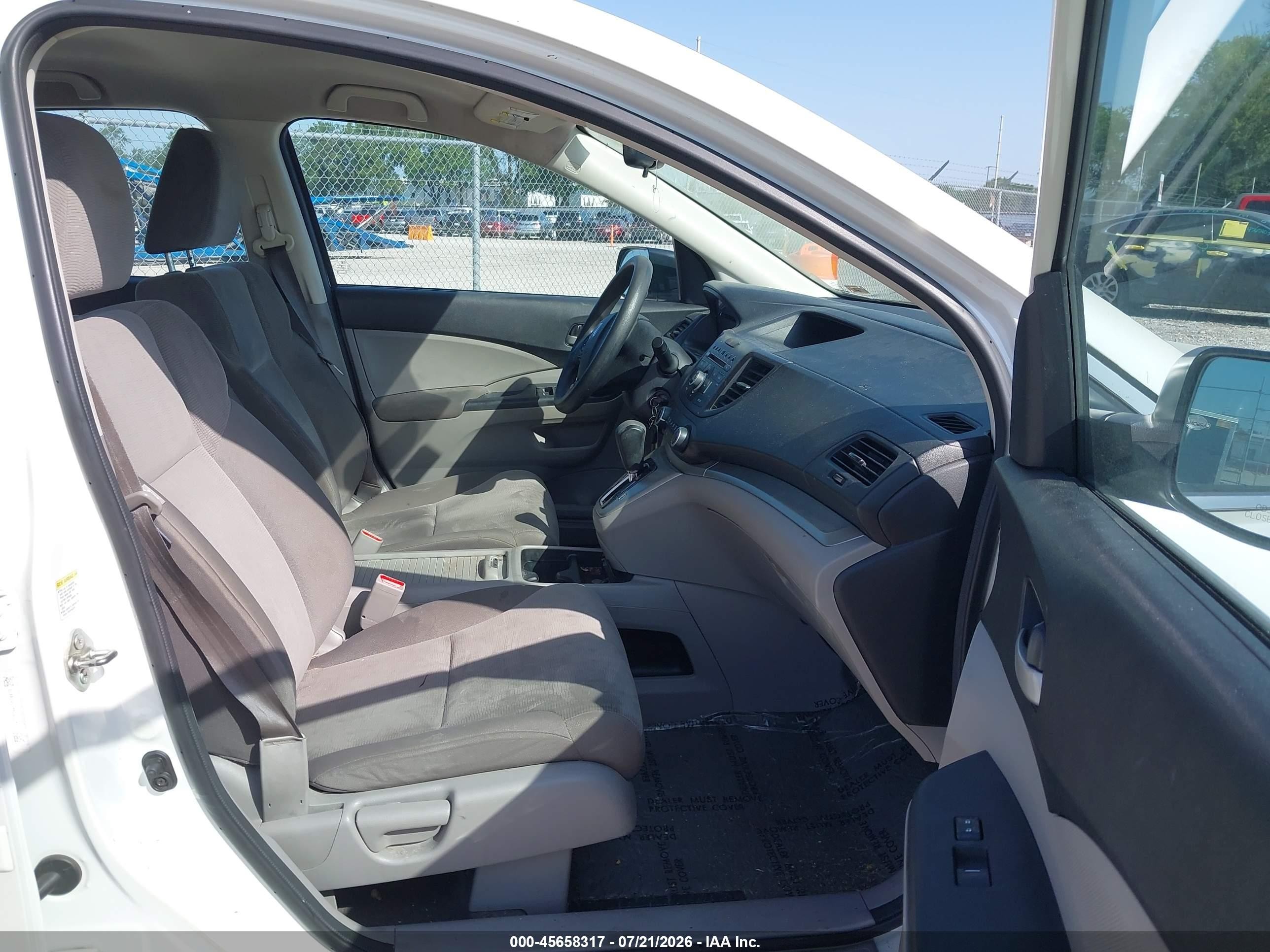 2014 Honda Cr-v Lx Белый vin: 5J6RM3H35EL025603